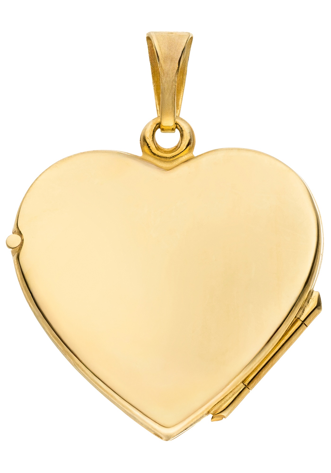 JOBO Medallionanhänger »Anhänger Medaillon Herz Ich liebe Dich 19 mm«  8 Karat 333 Gold