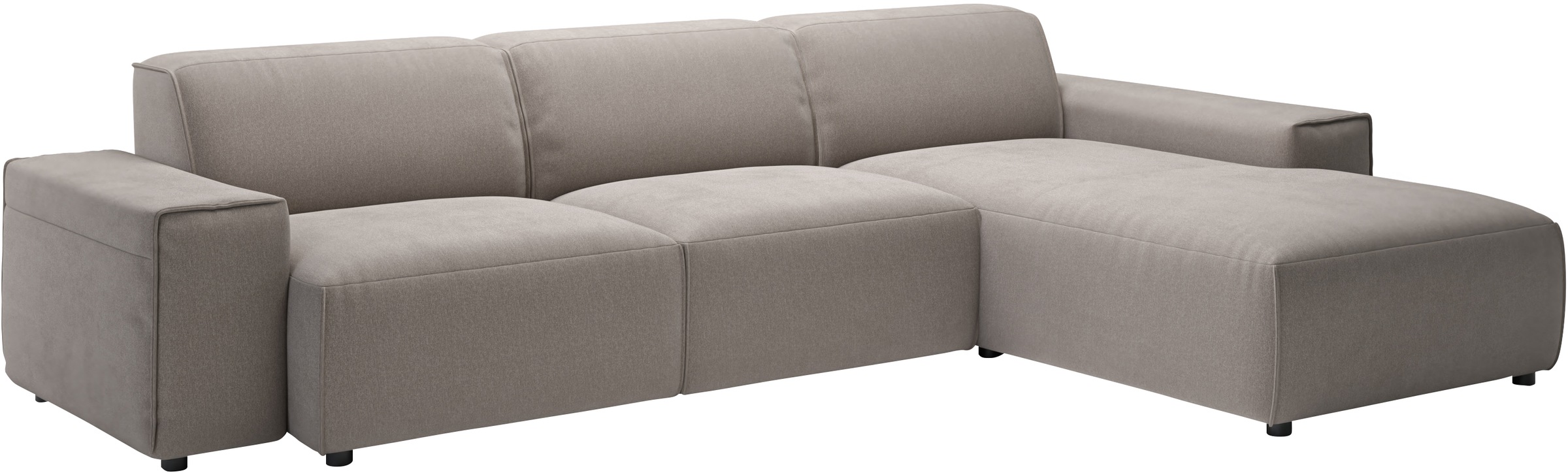 andas Ecksofa »Glimminge auch in Breitcord, Feincord, Bouclé + Easy care-Bezug«, L-Form, Breite 294, Zierkissen