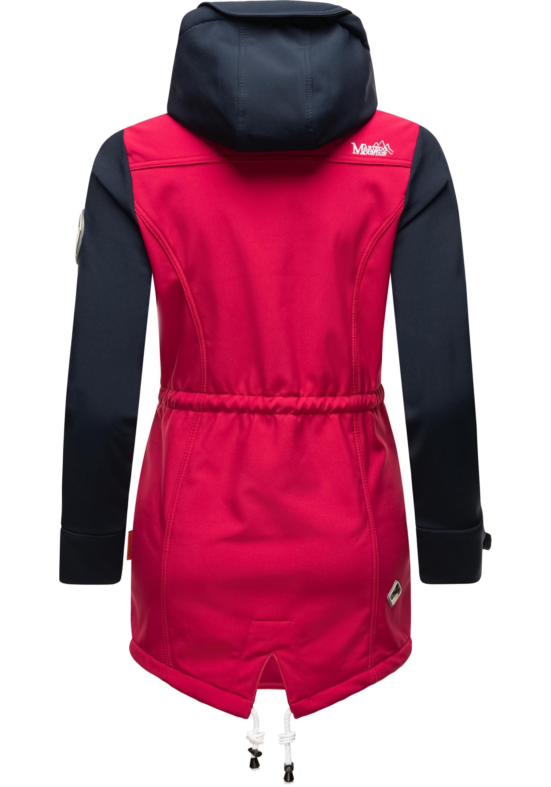 Marikoo Funktionsmantel »Zimtzicke«, Wasserdichter Softshell Parka mit Kapuze