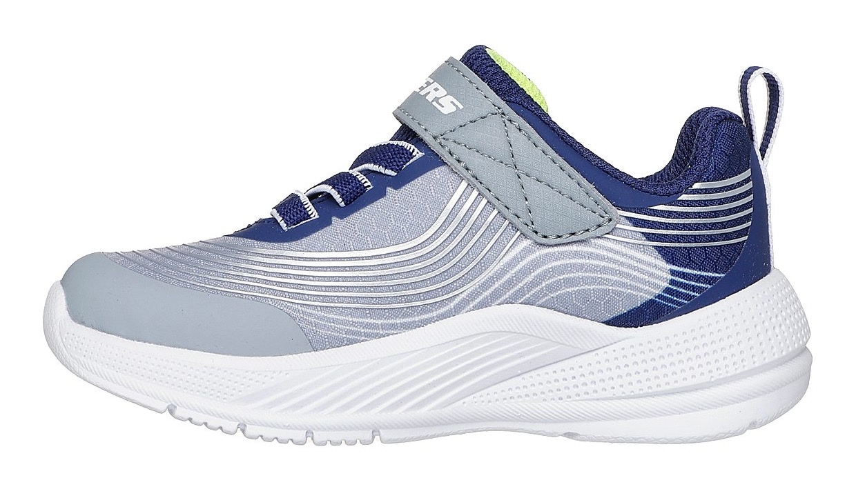 Skechers Sneaker »MICROSPEC ADVANCE«, Babyschuh mit zusätzlichem Gummizug, Größenschablone zum Download