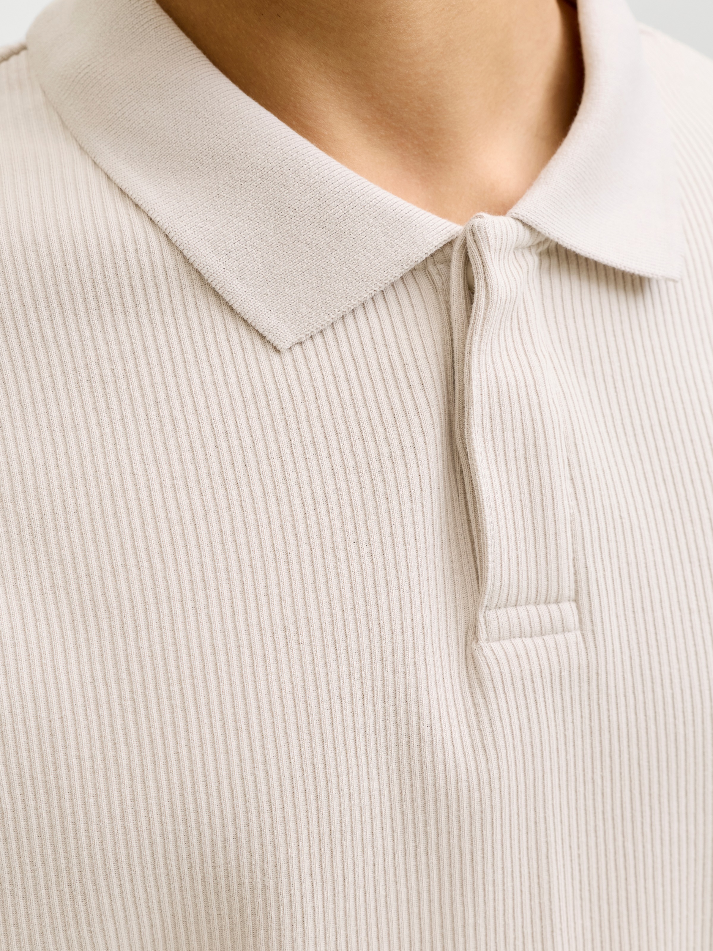 Jack & Jones Poloshirt "JJEHARRISON STRUCTURE POLO SS LN" mit Polokragen günstig online kaufen