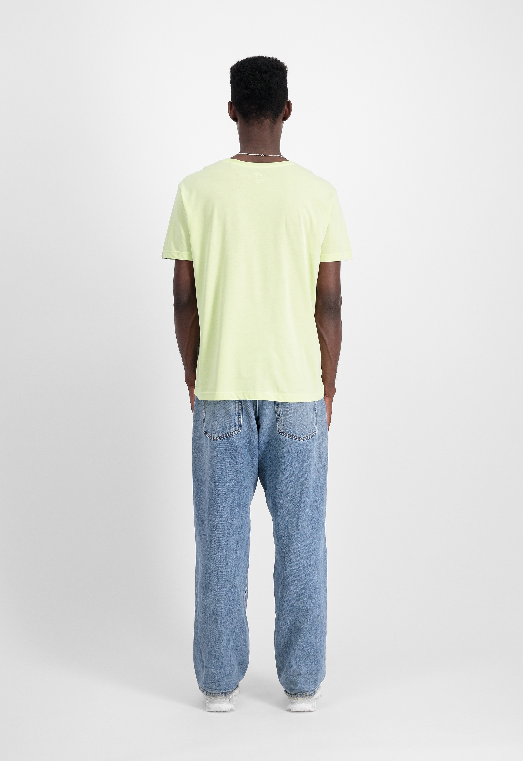Alpha Industries Basic T-Shirt BL, Herren, Gr. XL, Arctic Lime 3