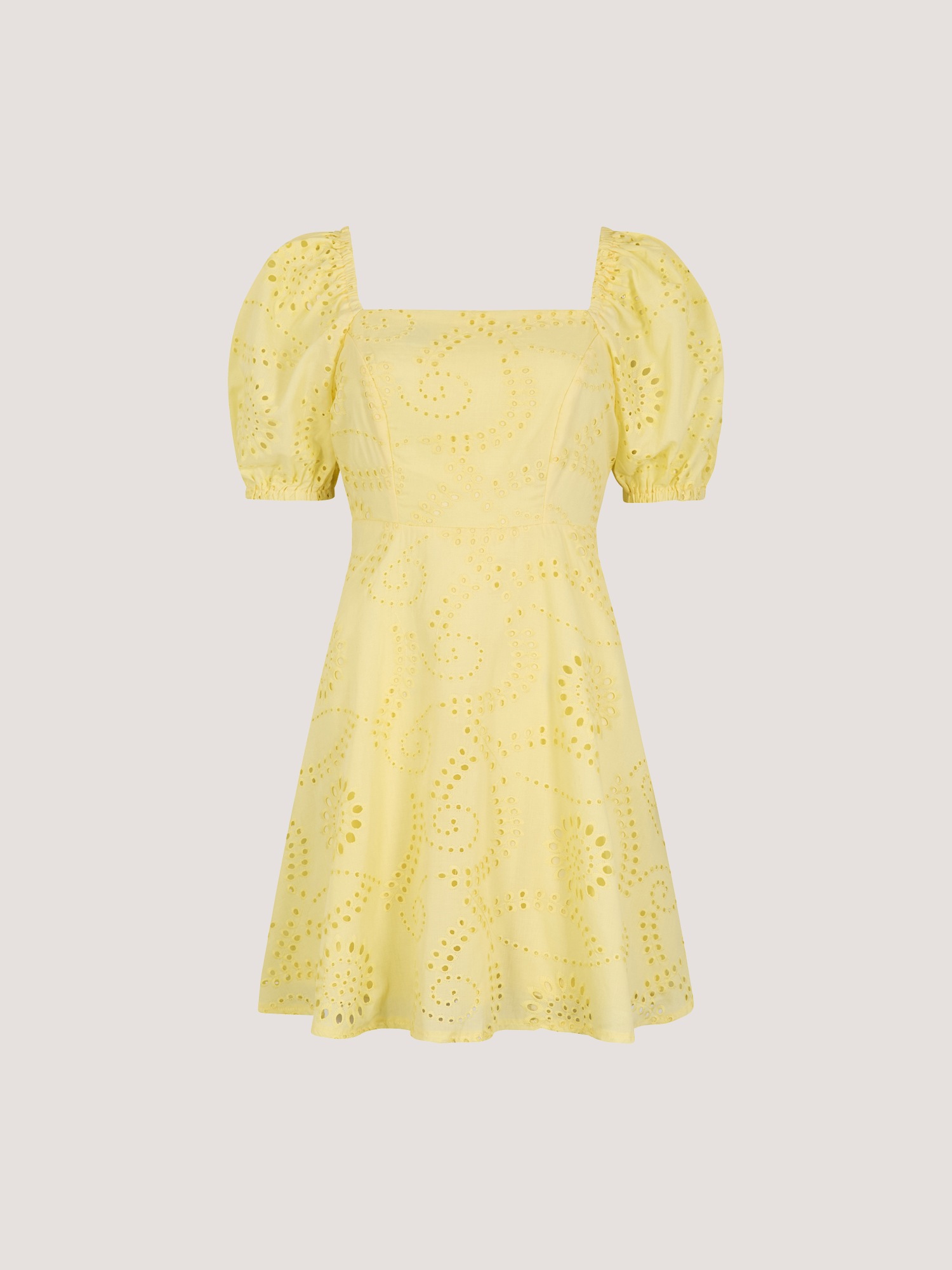 Apricot Minikleid »Minikleid« mit Blumenstickerei