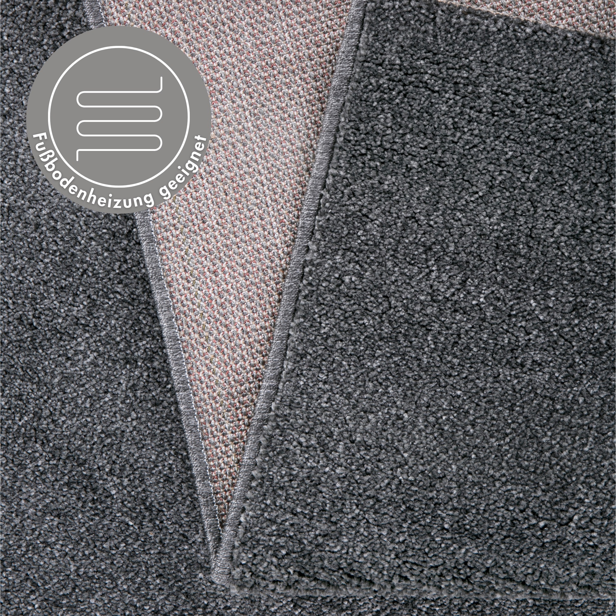 Andiamo Teppich »Jerez«, rechteckig, 8 mm Höhe, Kurzflor, gewebt, Uni-Farben, auch als Läufer