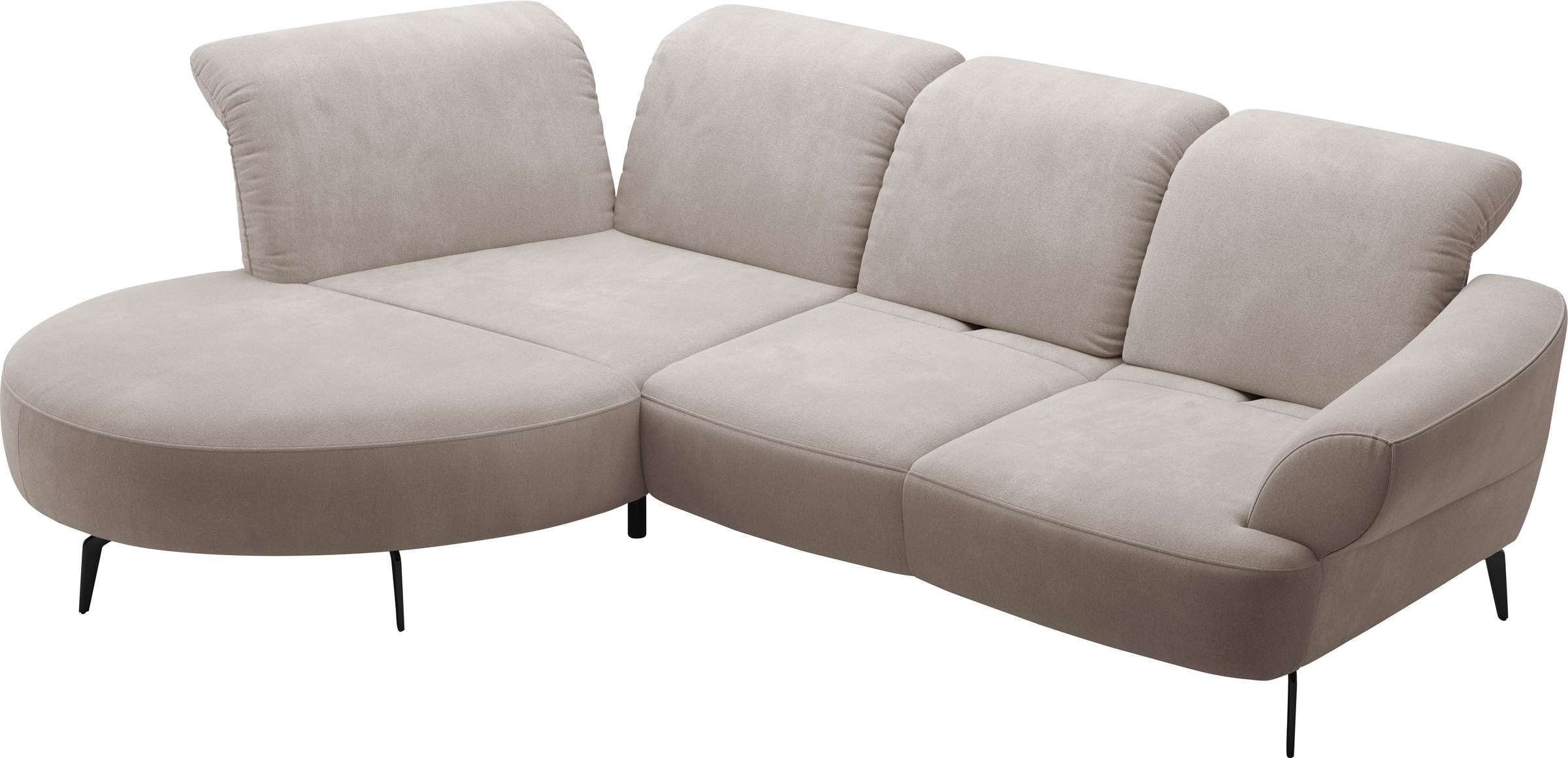 sit&more Ecksofa »Dance«, inkl.System Click&Seat und Sitztiefenverstellung