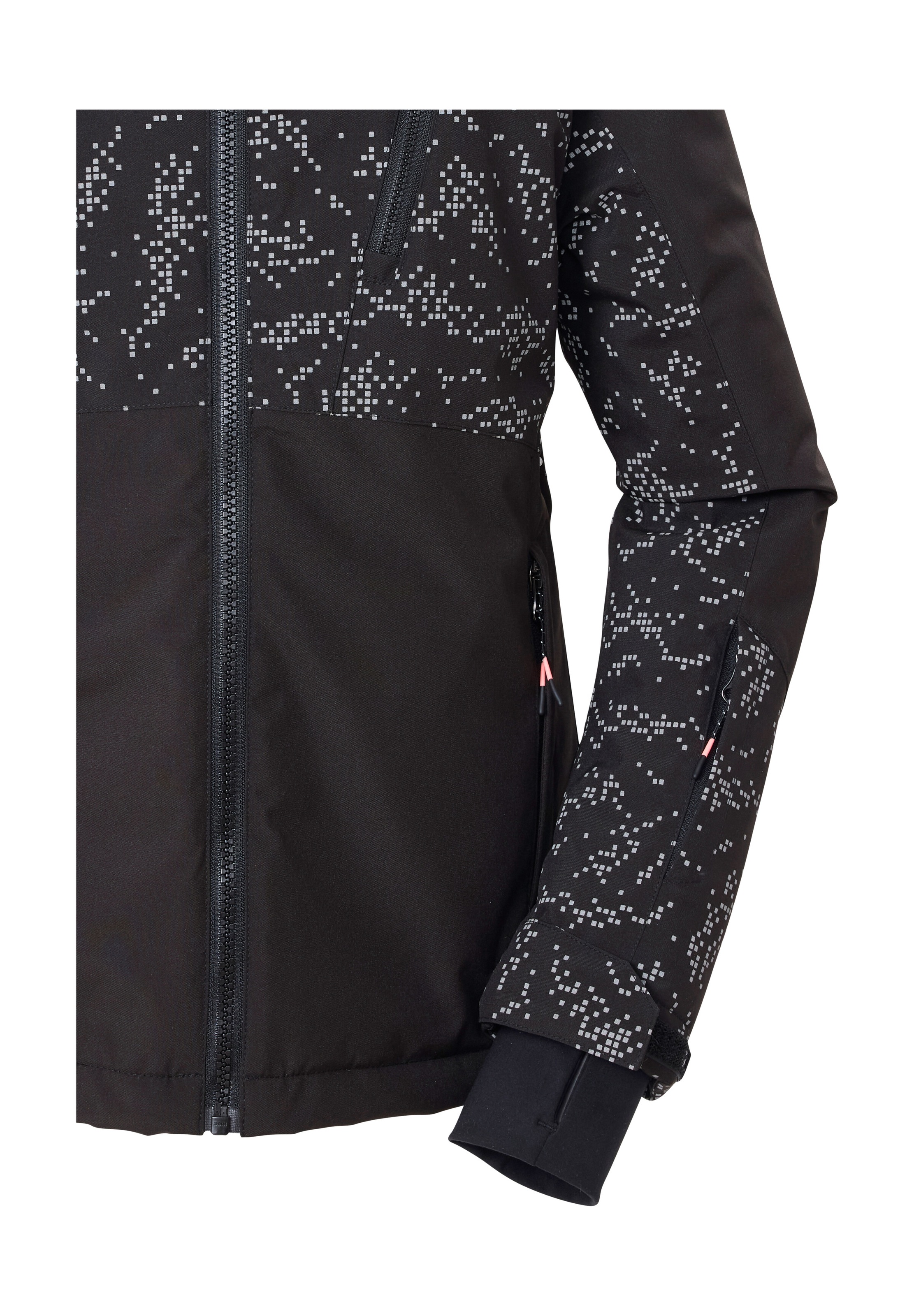 Killtec Skijacke »KSW 189 GRLS SKI JCKT« Wind- und wasserdicht, atmungsaktiv, grafischer All-over-Print