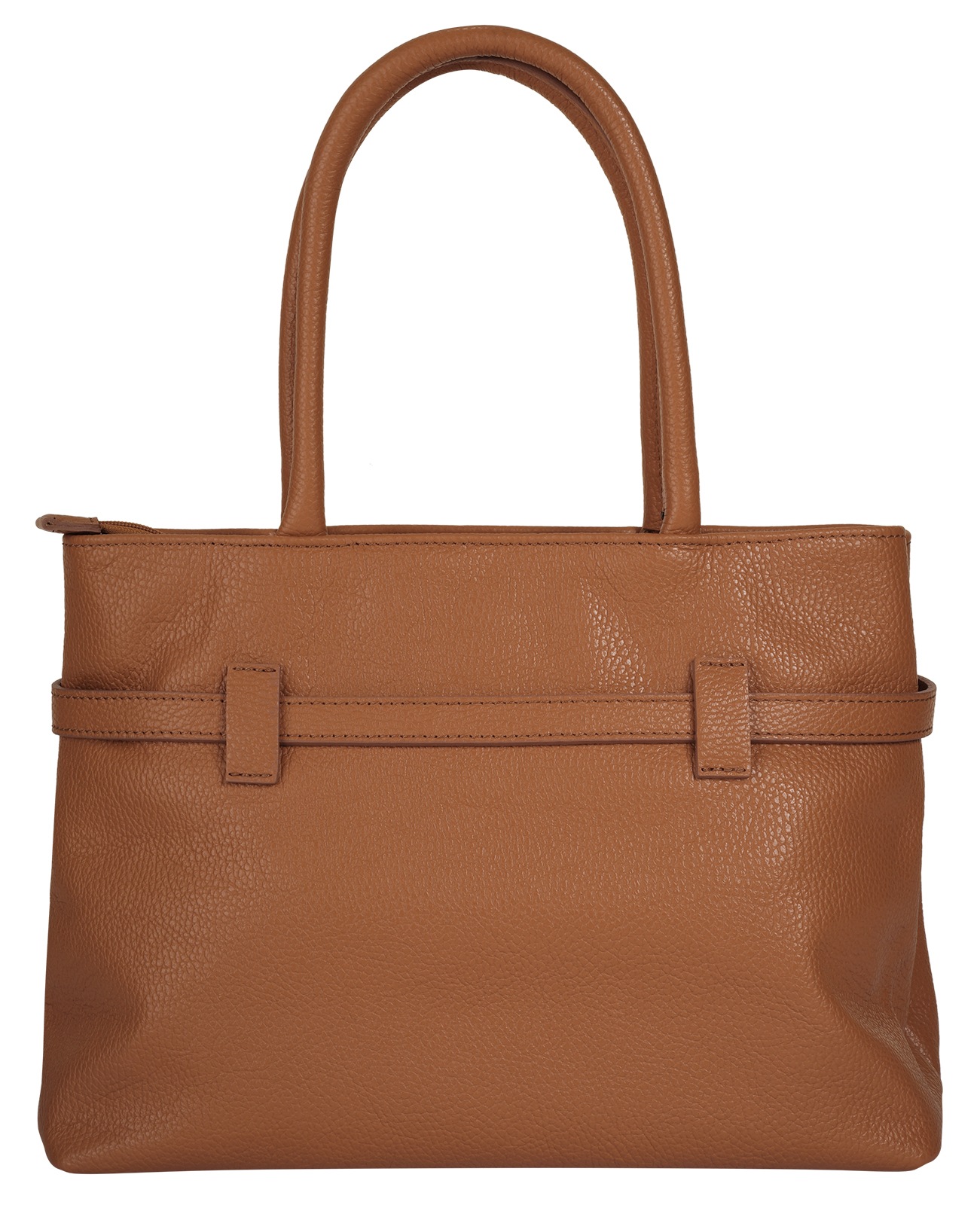 Cluty Henkeltasche, echt Leder, Made in Italy