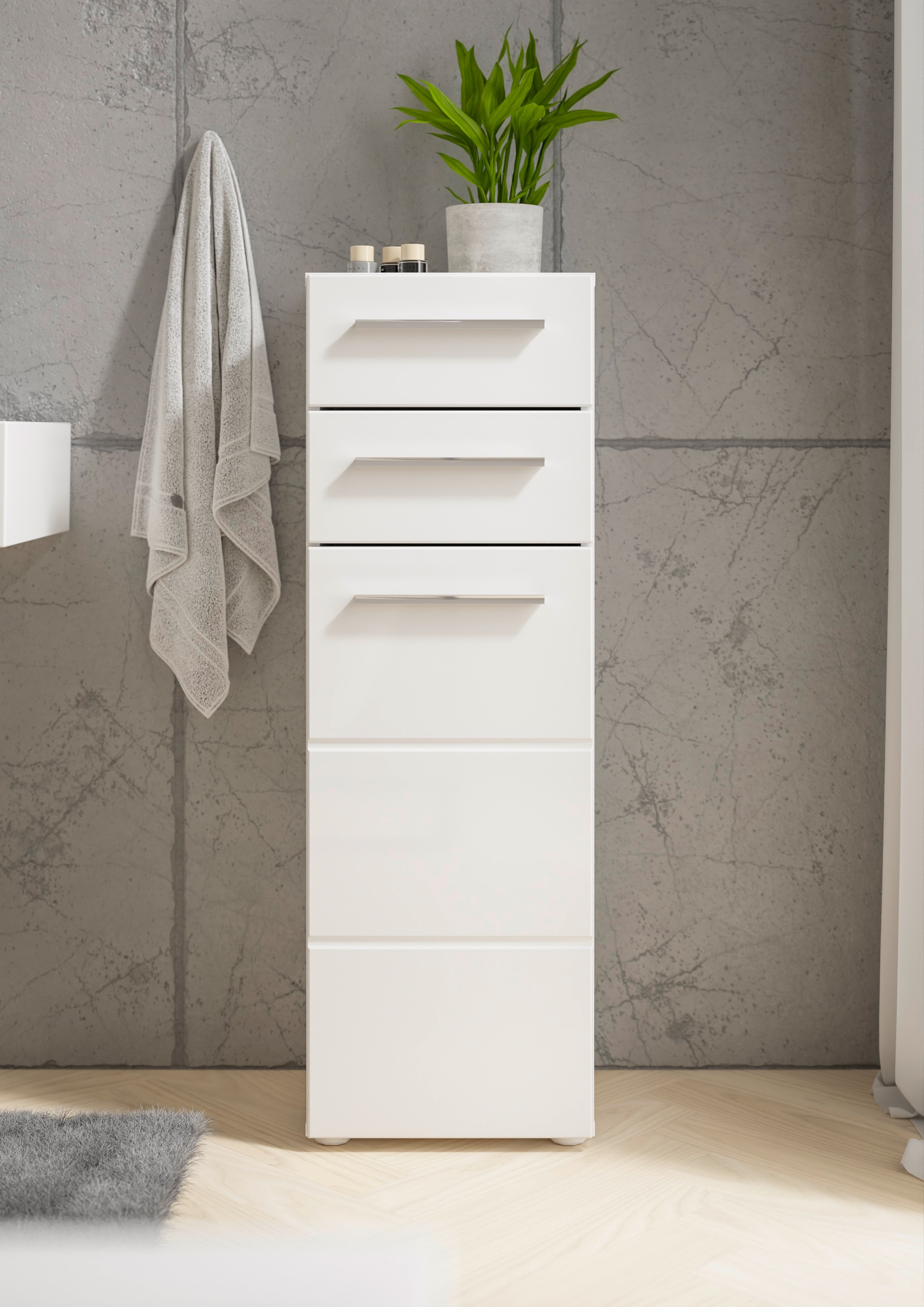 BASIC by Balculina Midischrank "Mandi" 1 Stk. tlg. Breite 34cm, hochglanz F günstig online kaufen