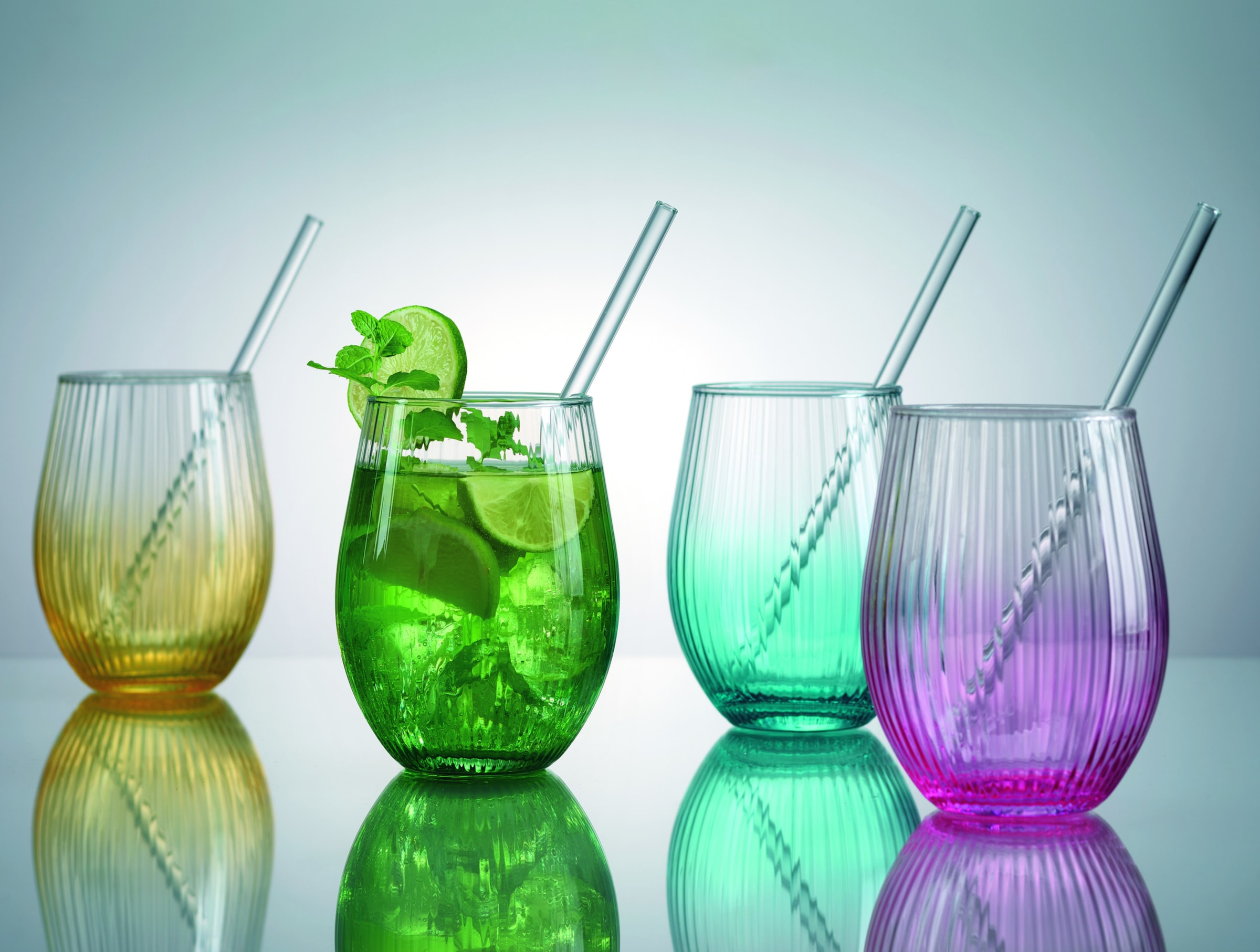 Ritzenhoff & Breker Gläser-Set »Spritz« inkl. Glas-Trinkhalme, 590 ml