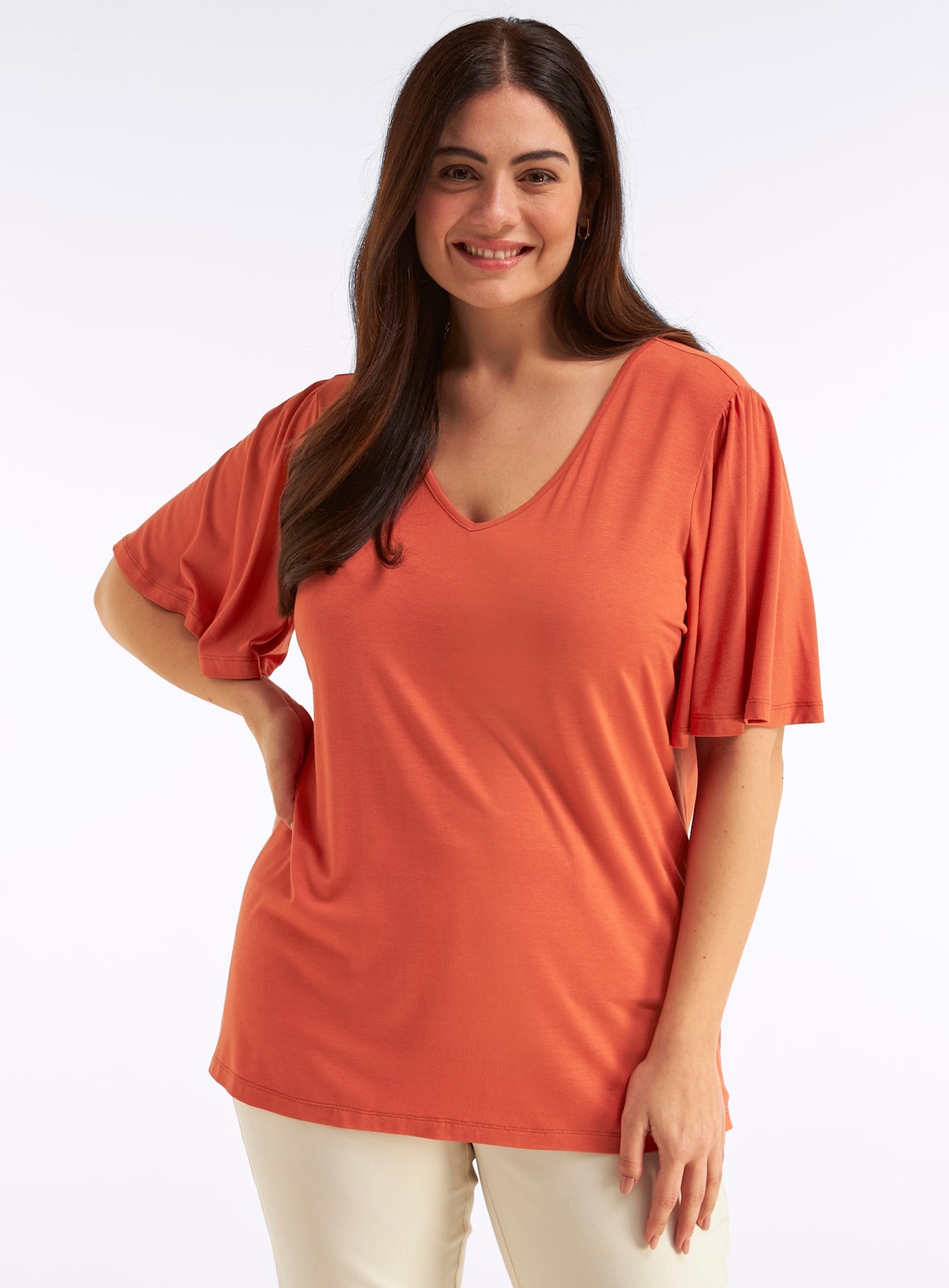 Sheego T-Shirt "Kurzarm-Shirt" 1