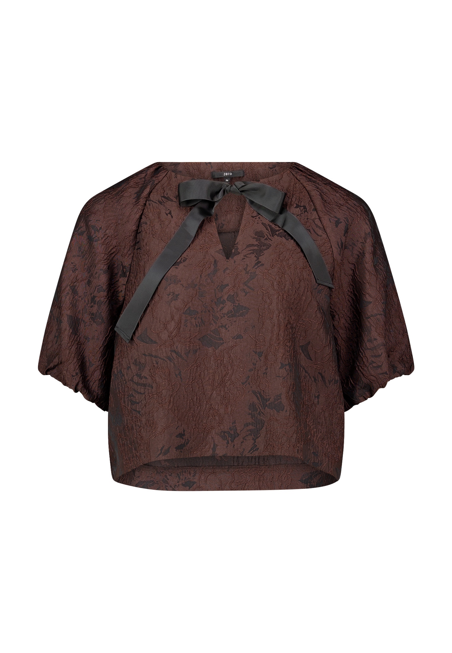 Zero Klassische Bluse »Damen mit Jacquard«