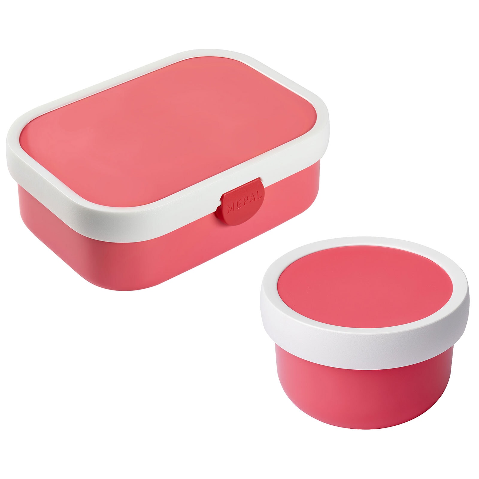 Mepal Lunchbox "Obst- und Bentobox Campus 300 & 750 ml pink"