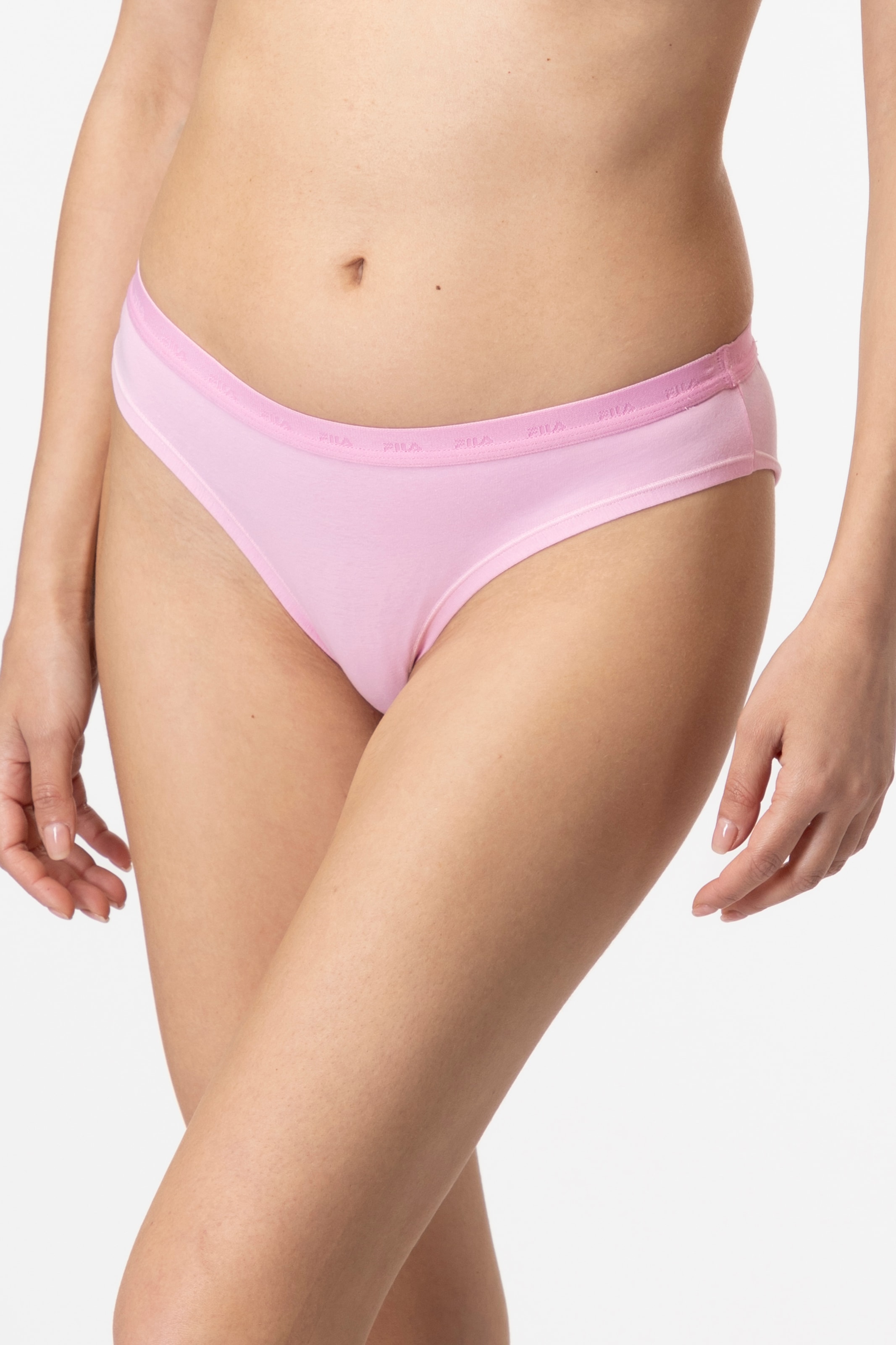 Fila Slip »WOMAN BRIEF«, (3er Pack), 2x uni, 1x gemustert
