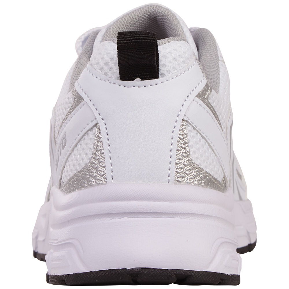 Sneaker LOTTO, Damen, Gr. 40, weiß (weiß, silber), Kunstfaser, Synthetik, metallic, Schuhe Sneaker, - besonders leicht & bequem 6