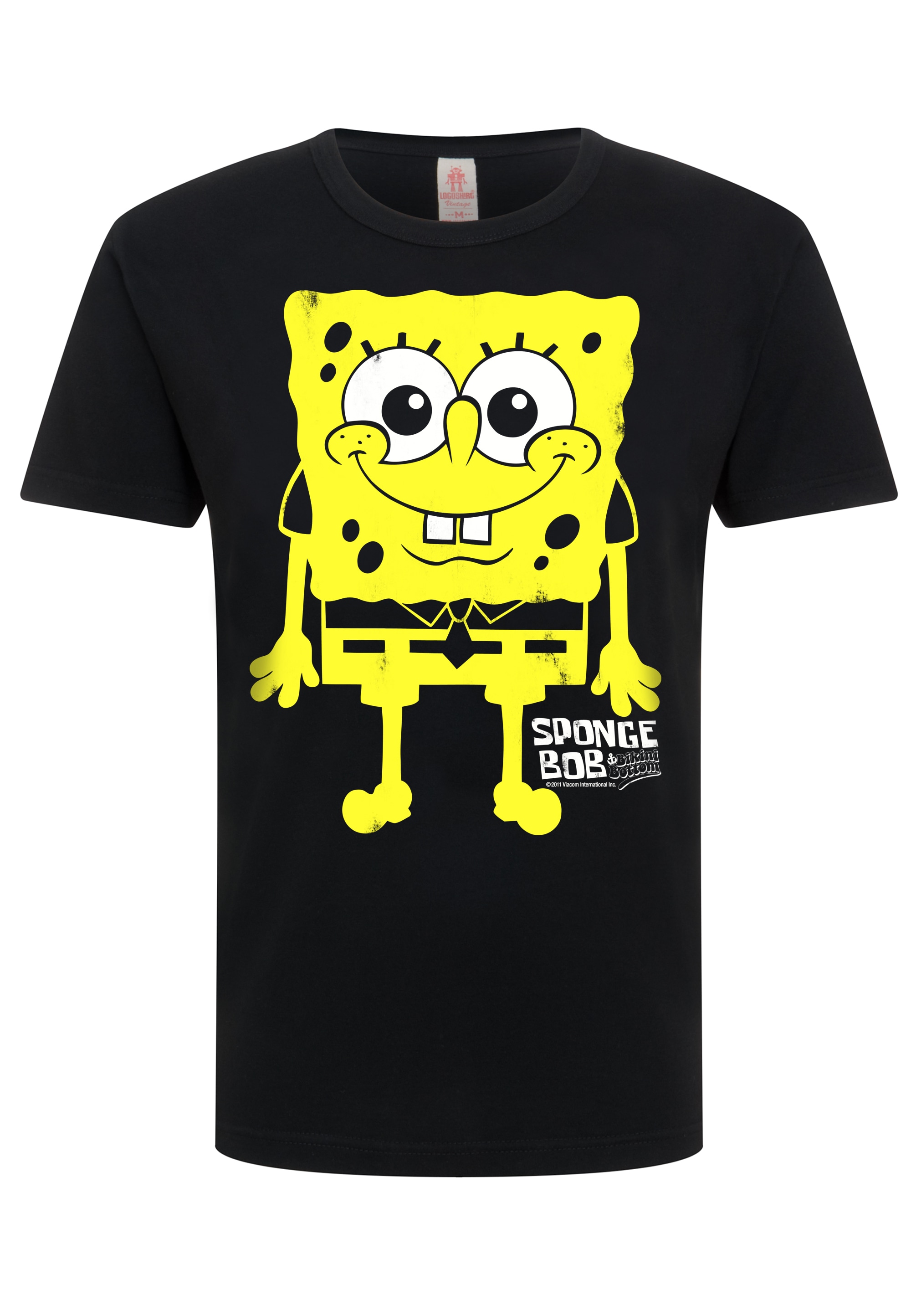 LOGOSHIRT T-Shirt »Spongebob ▷ lizenziertem | mit BAUR für Schwammkopf«, Print