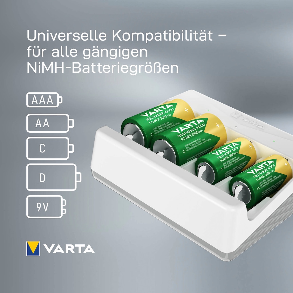 VARTA Batterie-Ladegerät »Universal Charger«, (1 St.)