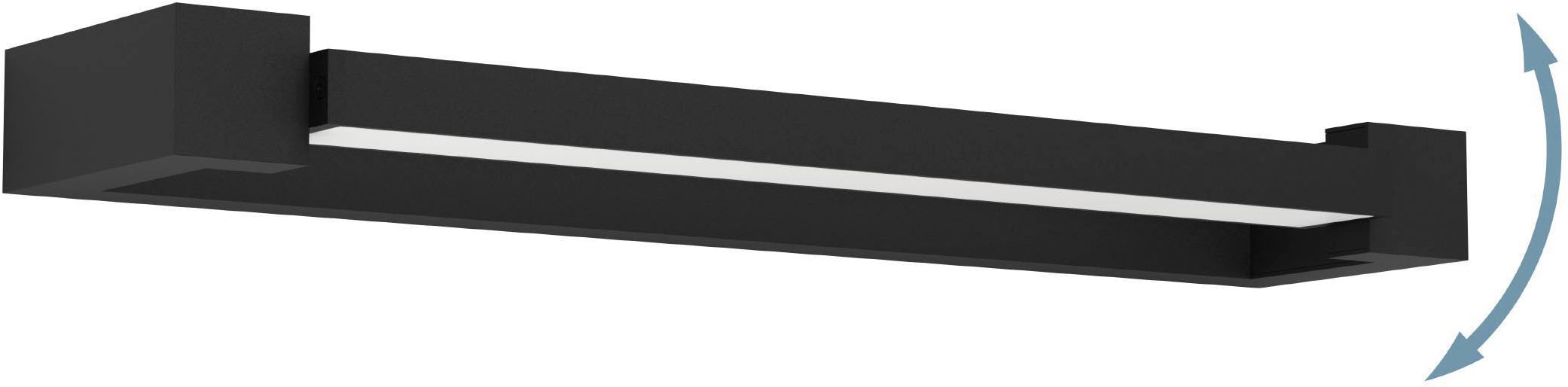 EGLO Spiegelleuchte »Gemiliana Spiegellampe, Wandleuchte aus Metall, IP44, Badezimmerlampe« LED-Modul 1 Stk. Neutralweiß