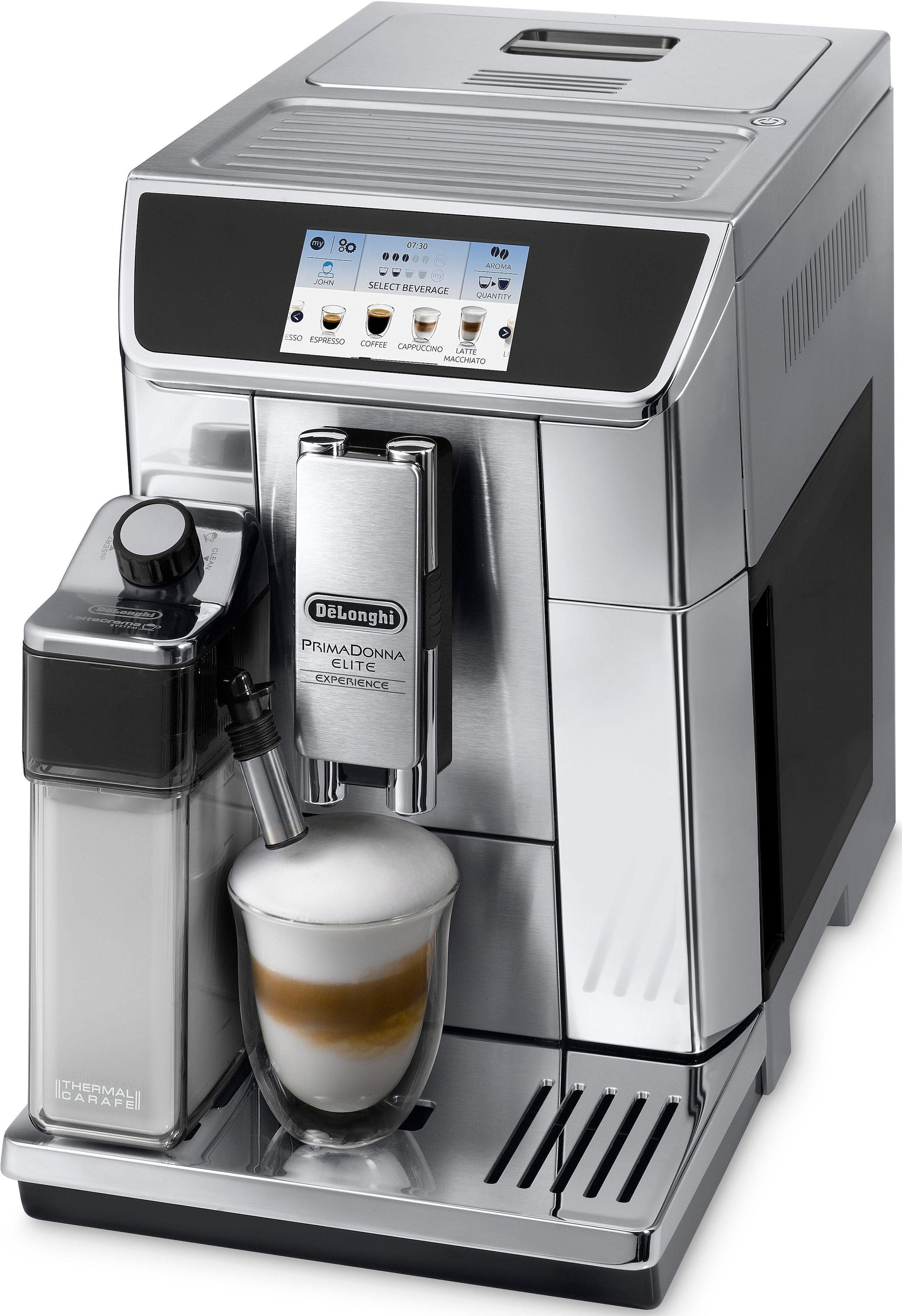 DeLonghi Kaffeevollautomat "PrimaDonna Elite Experience ECAM656.85.MS - 18 günstig online kaufen