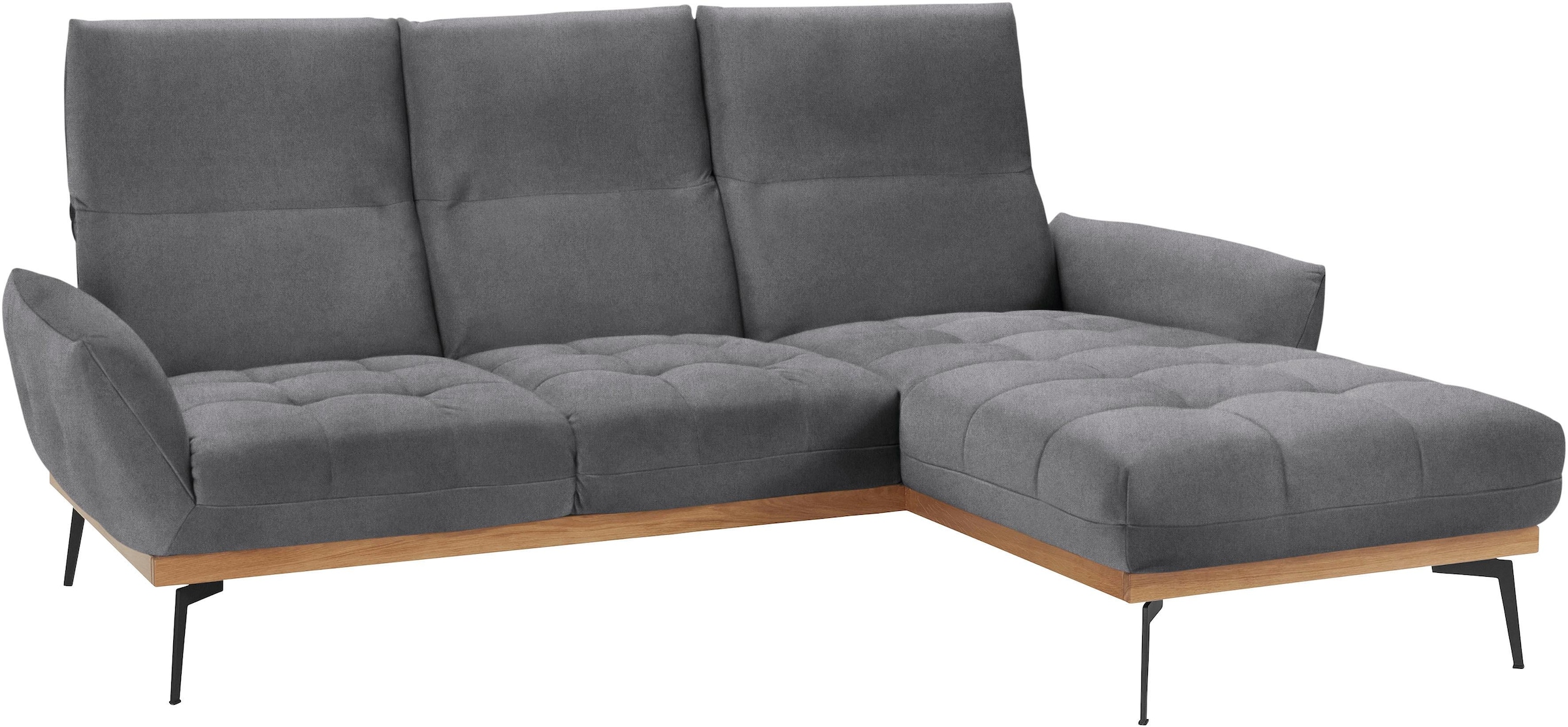 exxpo - sofa fashion Ecksofa »Palic, inkl. Rückenverstellung, bequem, elegant, Breite 245cm, L-Form«