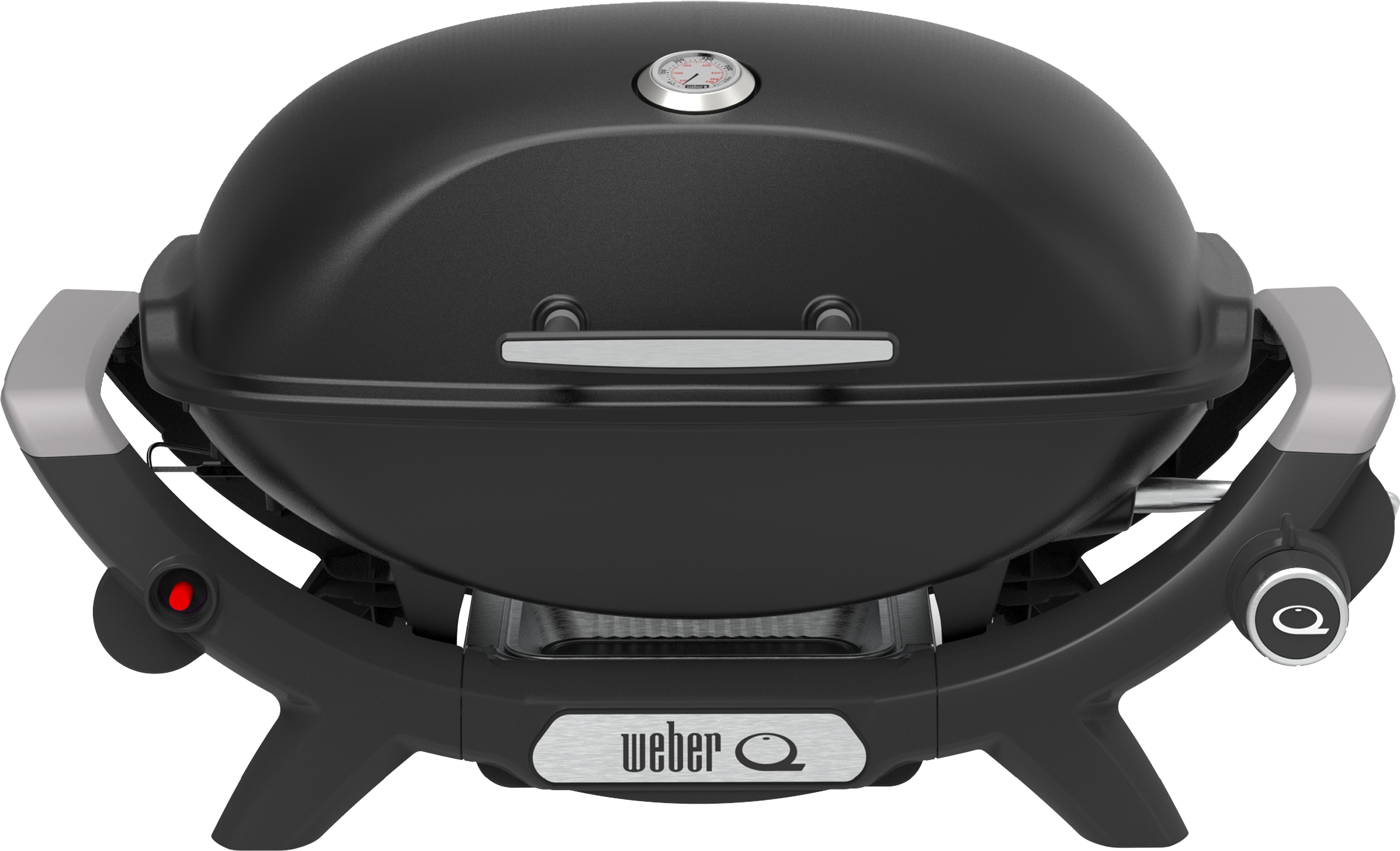 "Gasgrill WEBER ""Q2100N"", schwarz, B:76cm H:42cm T:50cm, Grills, Mit Deckelthermometer"