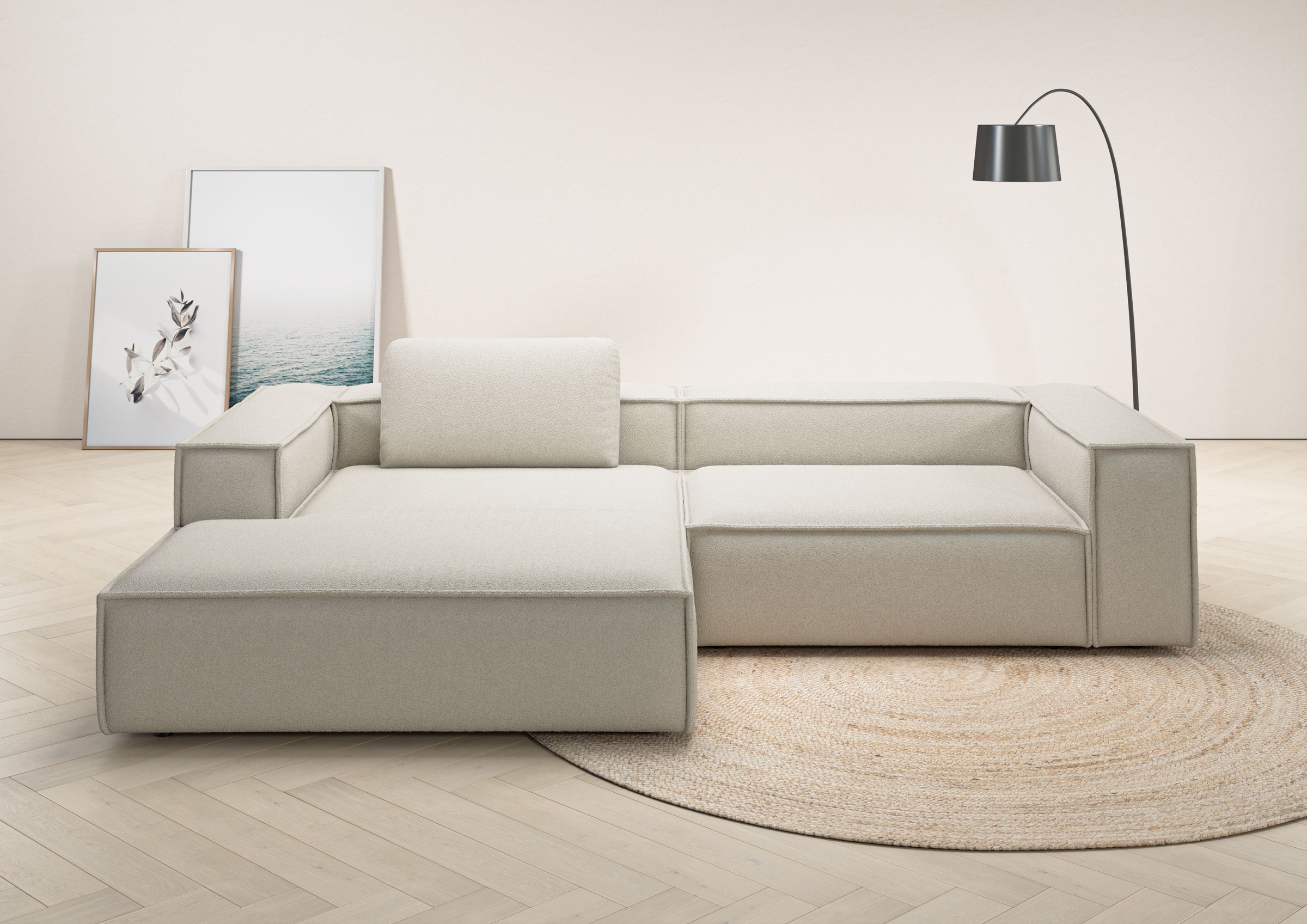 Places of Style Ecksofa "Watertown, modernes XXL L-Form, 306 cm breit", Gro günstig online kaufen