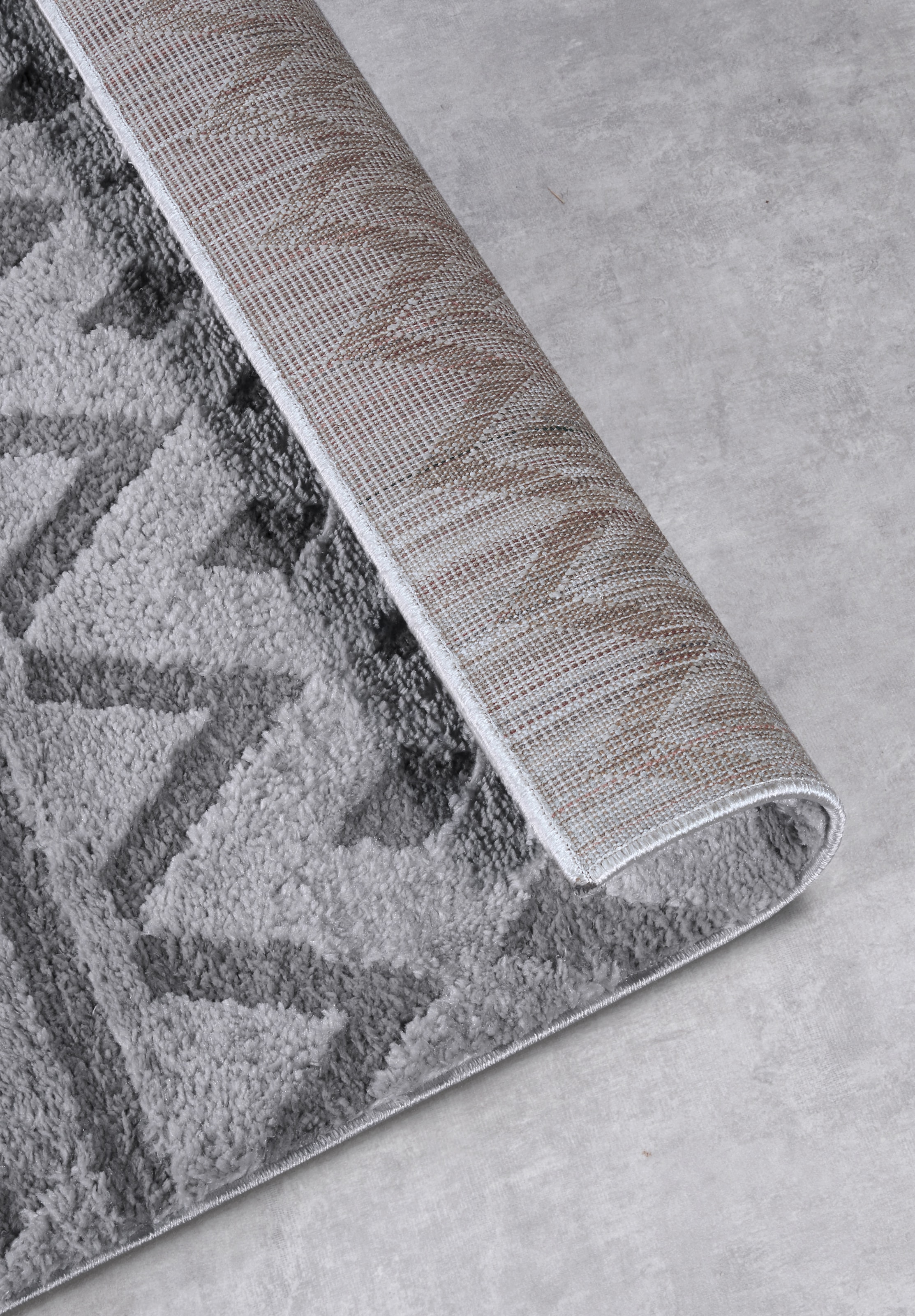 ELLE DECORATION Designteppich »Itinerance«, rechteckig, 18 mm Höhe, Hochflor, Shaggy, Läufer, weich, Langflor, modern, Hoch Tief Effekt