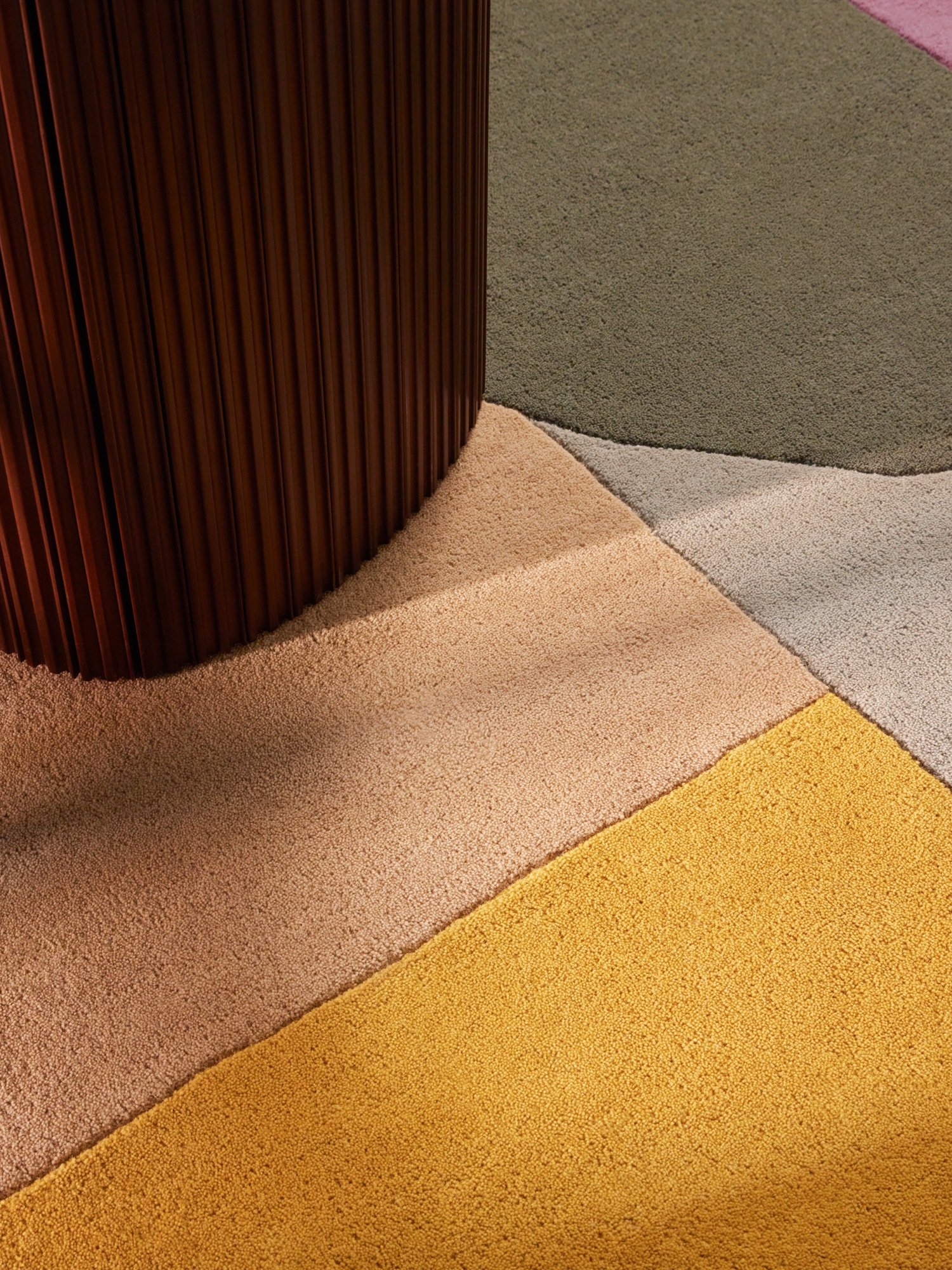 Ted Baker Wollteppich »Curzon« rund 17 mm Höhe Wolle, Naturteppich, Handgemacht, Wohnzimmer, Schlafzimmer, bunt