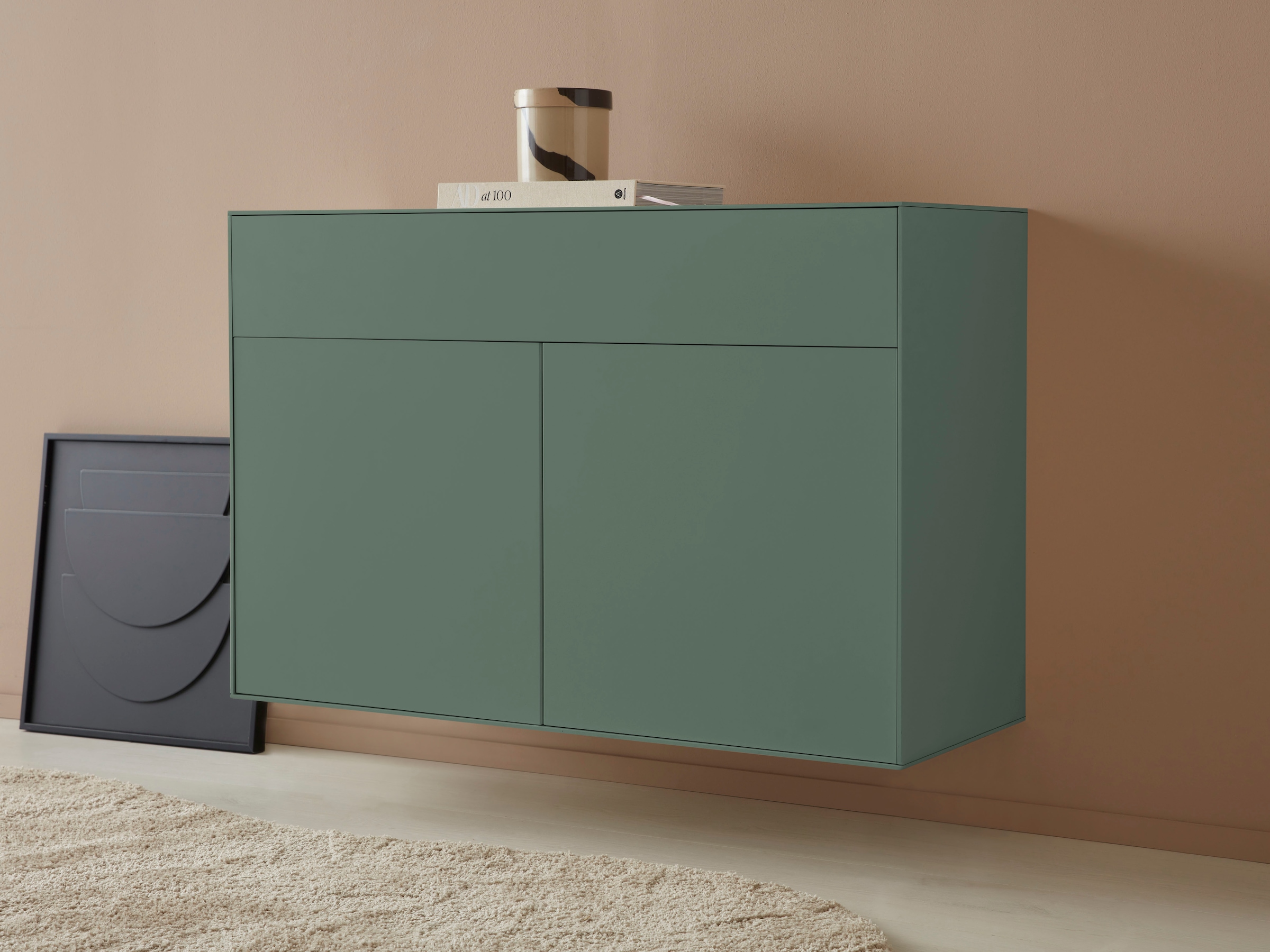 Sideboard »Essentials«, Breite: 112cm, MDF lackiert, Push-to-open-Funktion