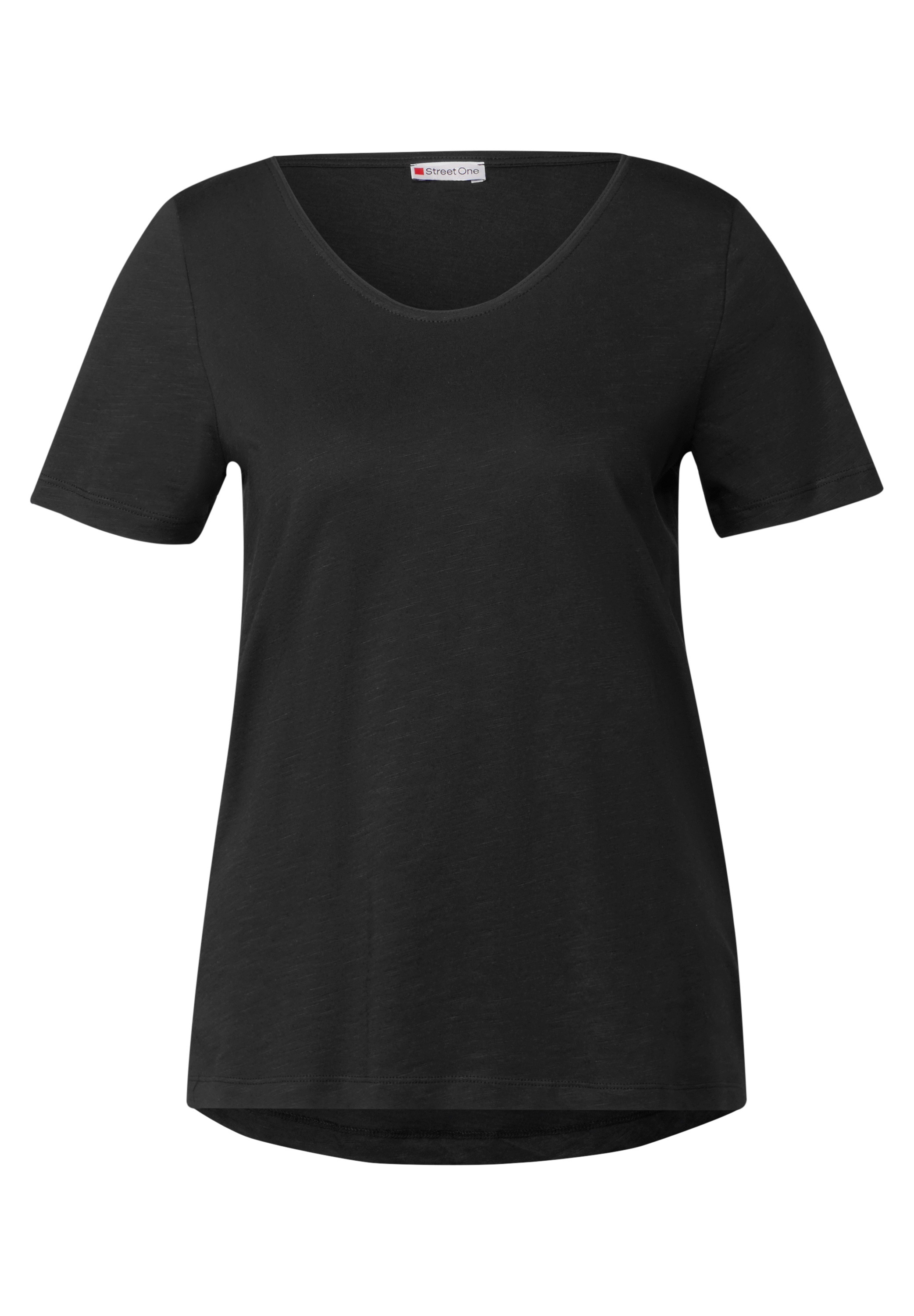 STREET ONE V-Shirt, im soften Baumwoll-Mix