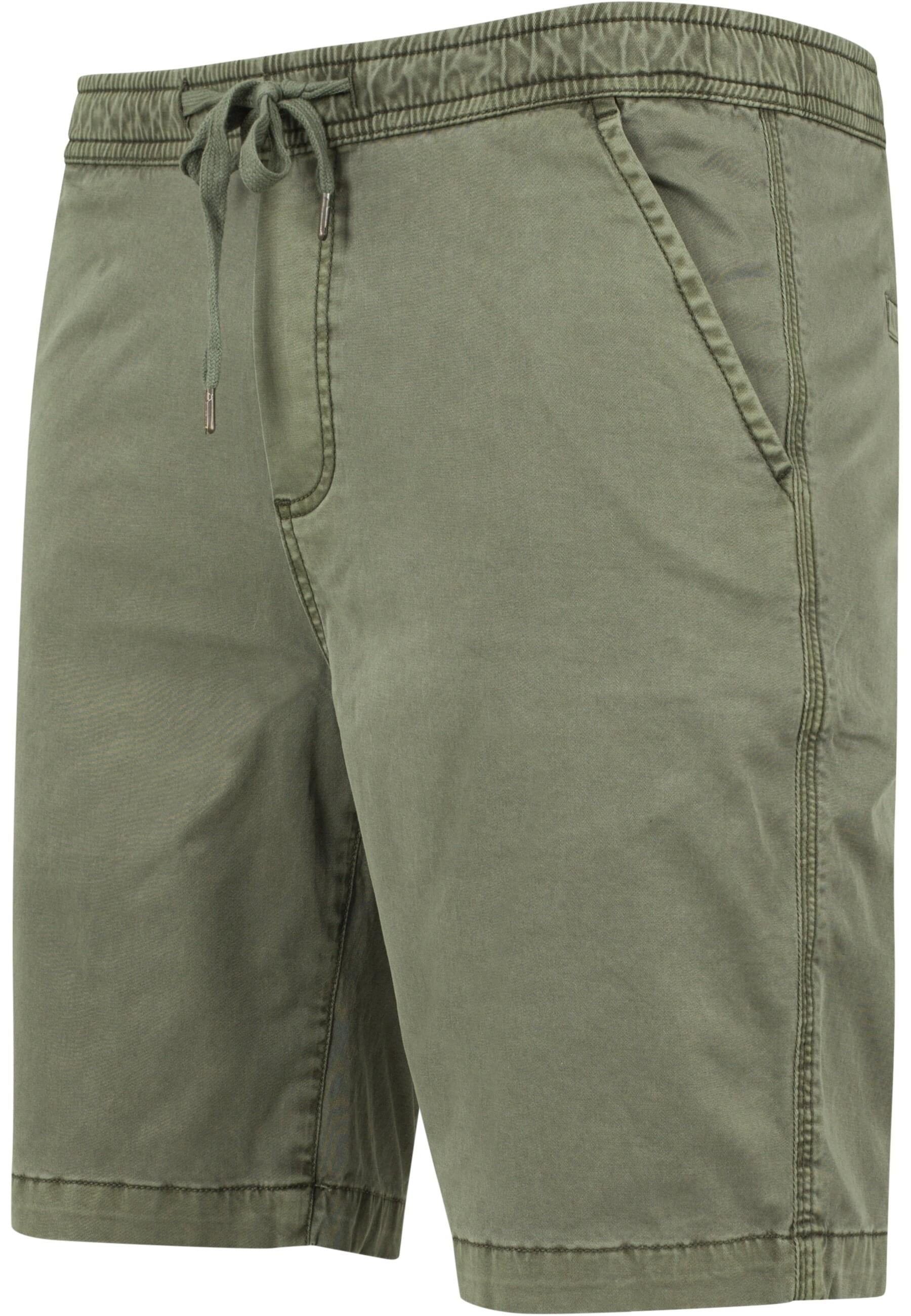 URBAN CLASSICS Stoffhose »Urban Classics Herren Stretch Twill Joggshorts«, (1 tlg.)