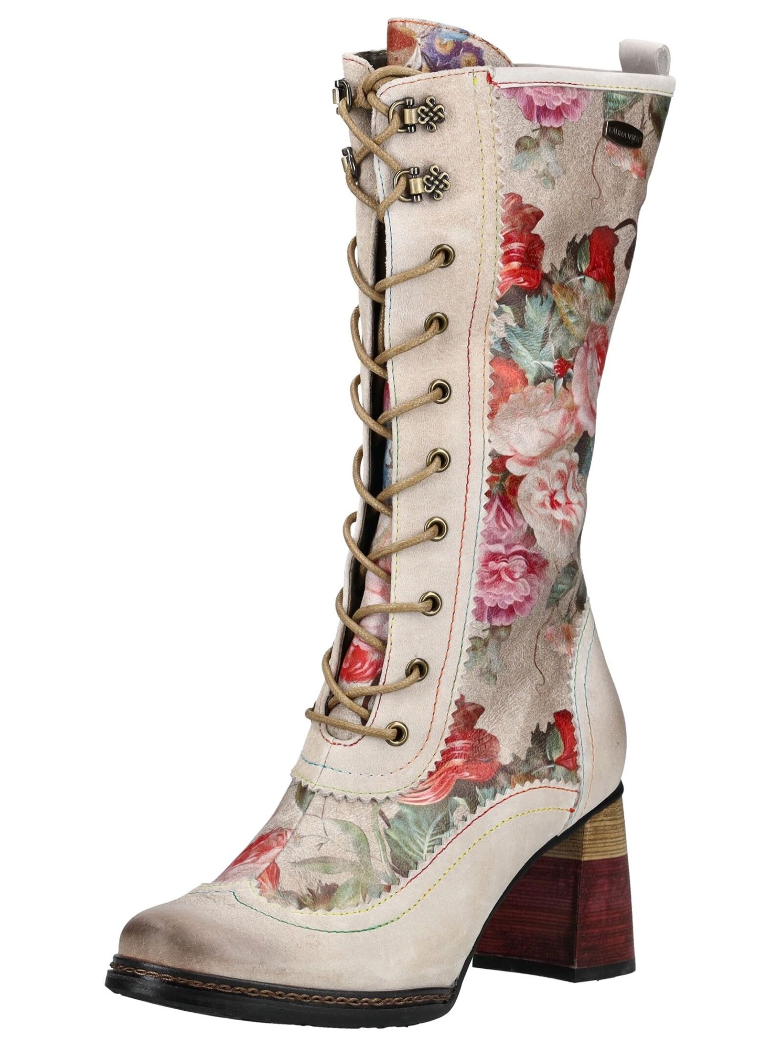 LAURA VITA Schnürstiefel "LAURA VITA Stiefel Leder/Textil" günstig online kaufen