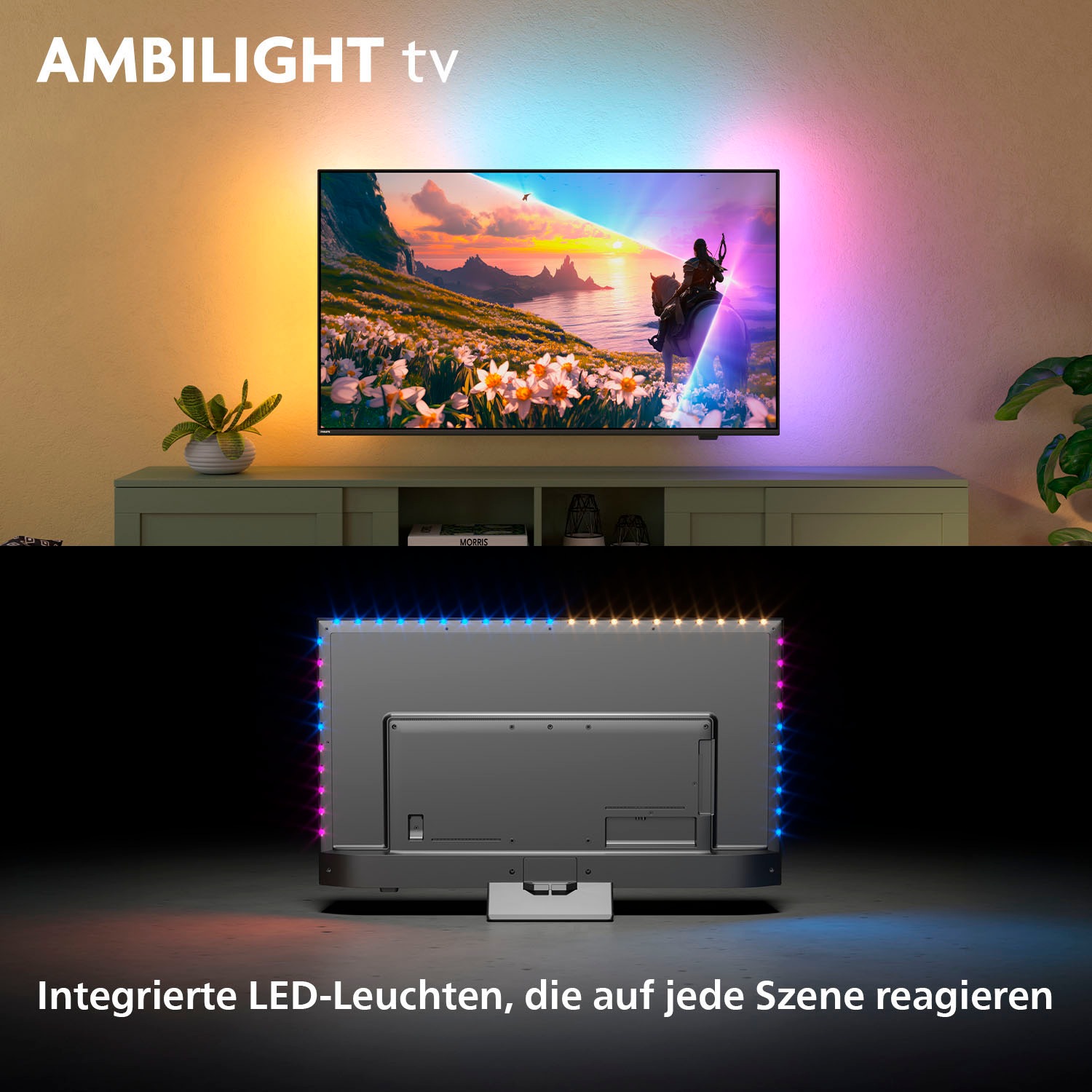 Philips QLED-Fernseher »55PUS8600/12«, 4K Ultra HD, Smart-TV