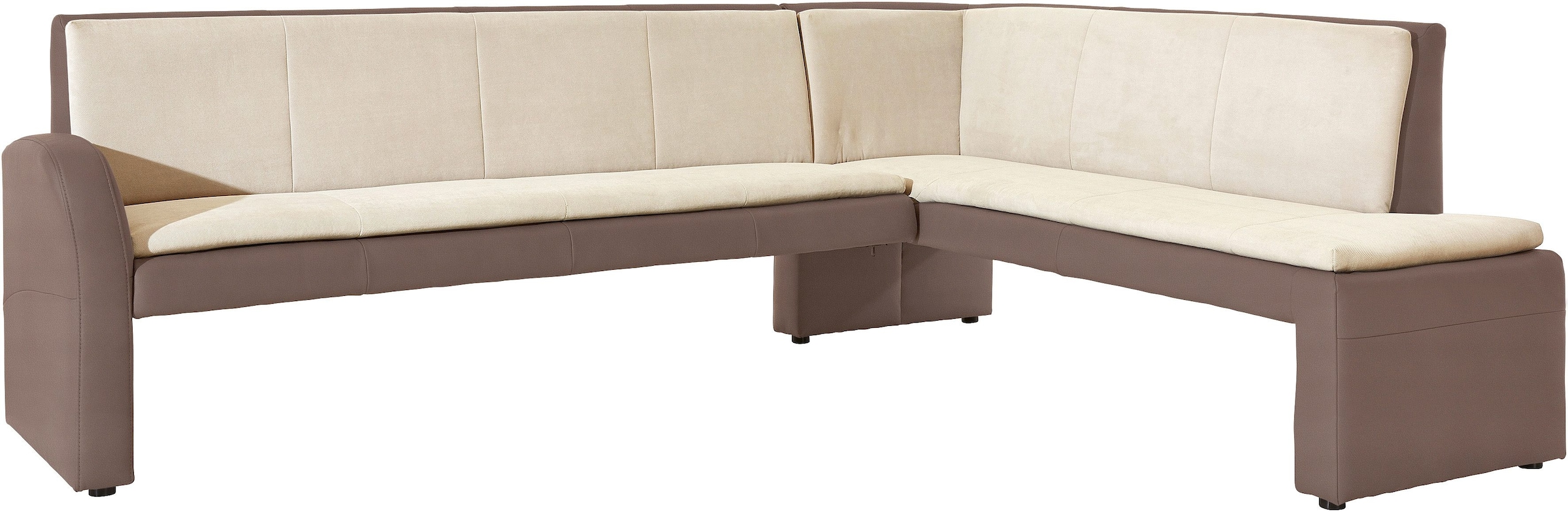 exxpo - sofa fashion Eckbank "Cortado, elegant und modern mit hohem Sitzkomfort", hohe Bodenfreiheit, schöne Detailverar