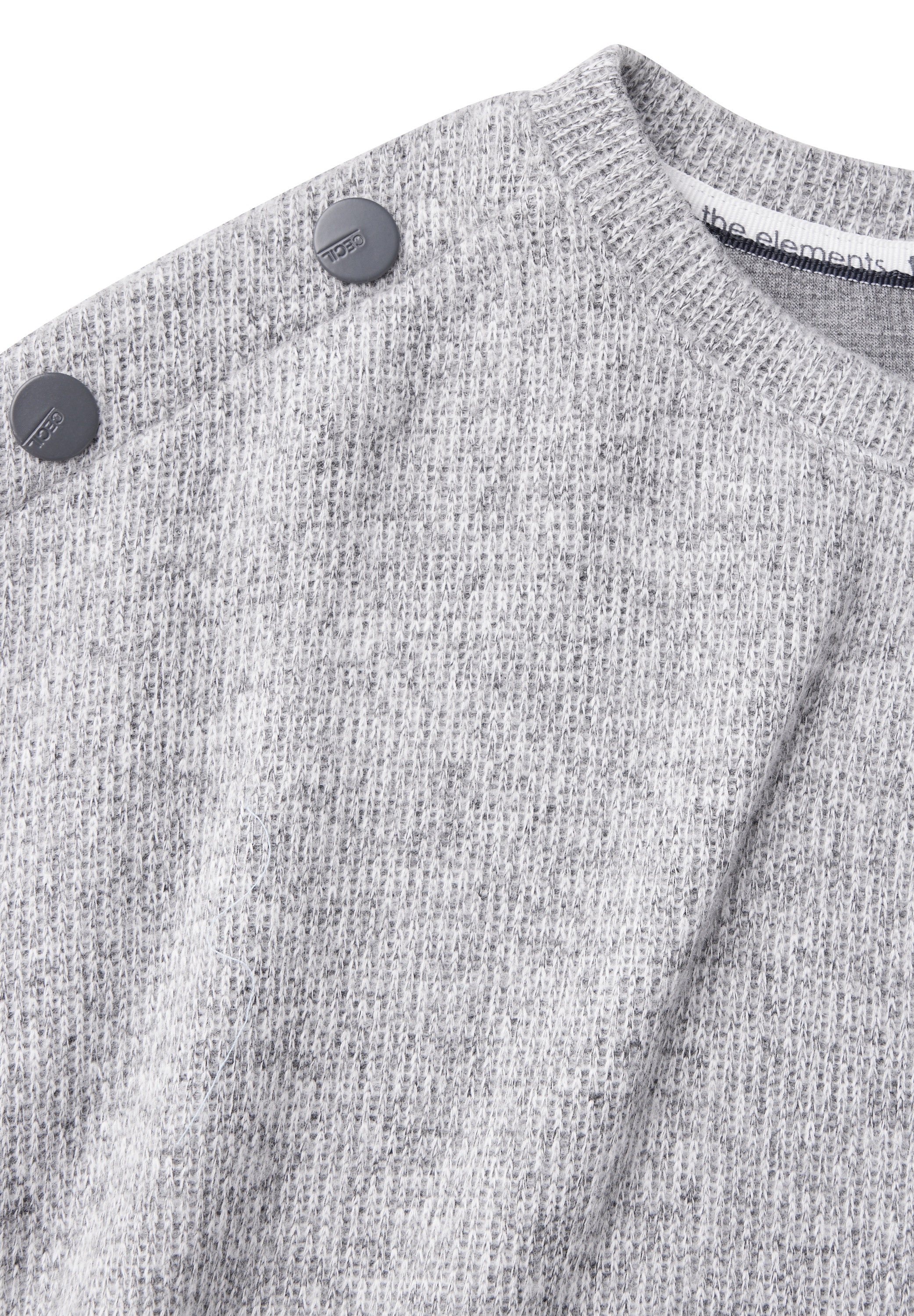 Cecil Langarmshirt, aus softem Materialmix