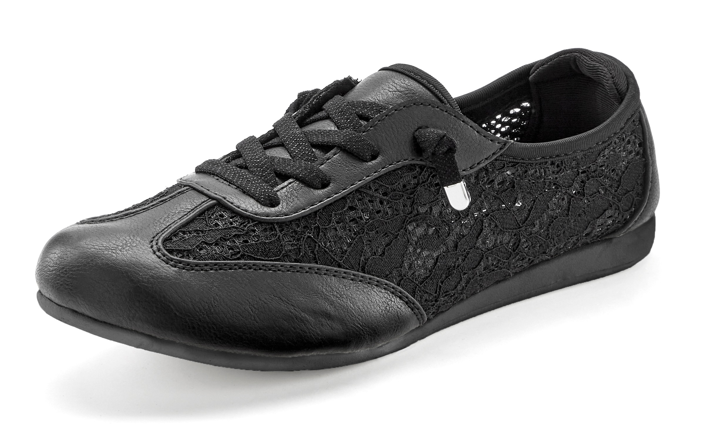 LASCANA Sneaker "Freizeitschuh, Halbschuh mit modischen Spitzendetails", zu günstig online kaufen