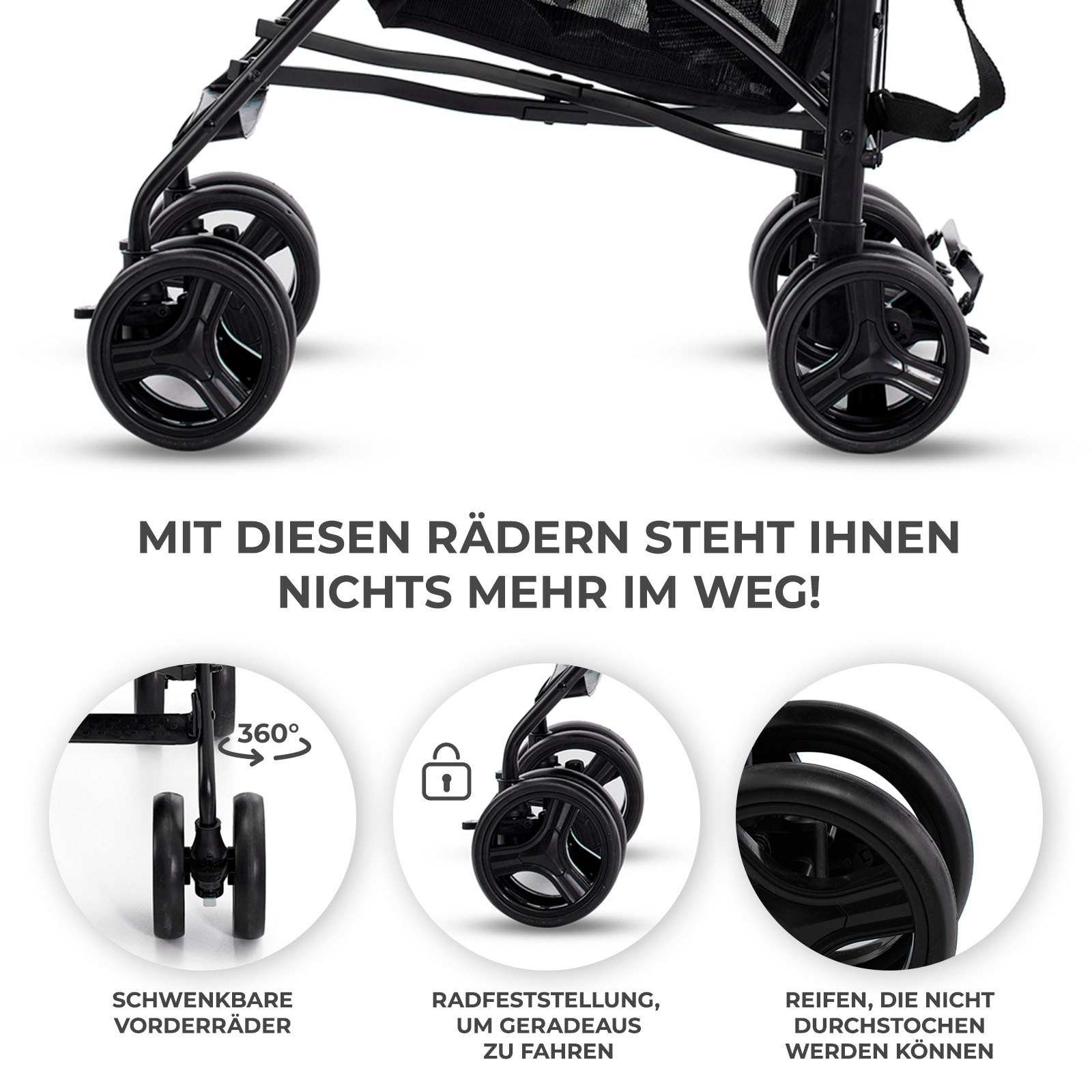 Kinderkraft Kinder-Buggy »TIK« 15 kg