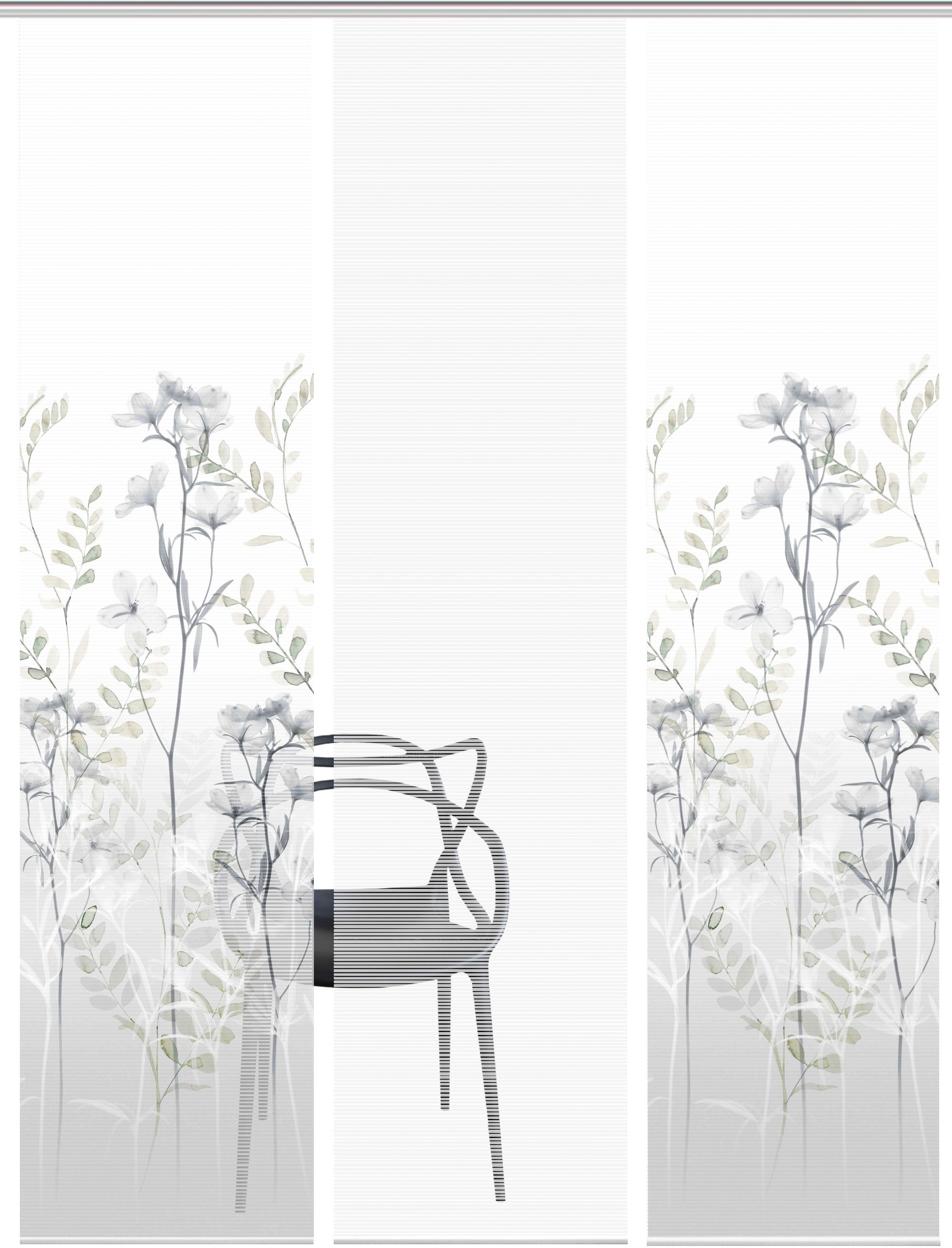 Vision S Schiebegardine "HELVIN 3er SET" Paneelwagen 3 Stk. tlg. Schiebevor günstig online kaufen