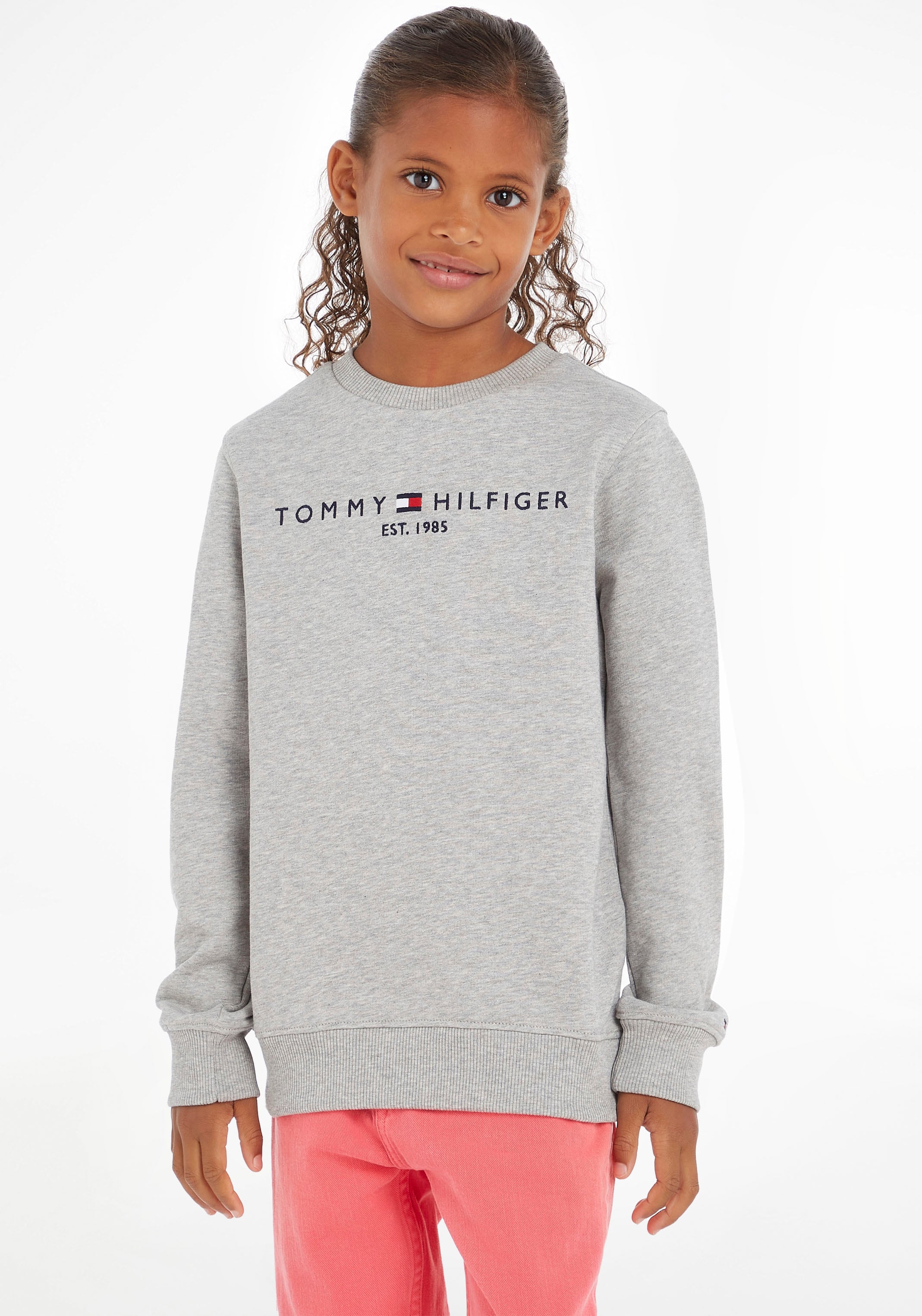 Hilfiger SWEATSHIRT«, und | für Mädchen Sweatshirt BAUR Jungen Tommy »ESSENTIAL bestellen