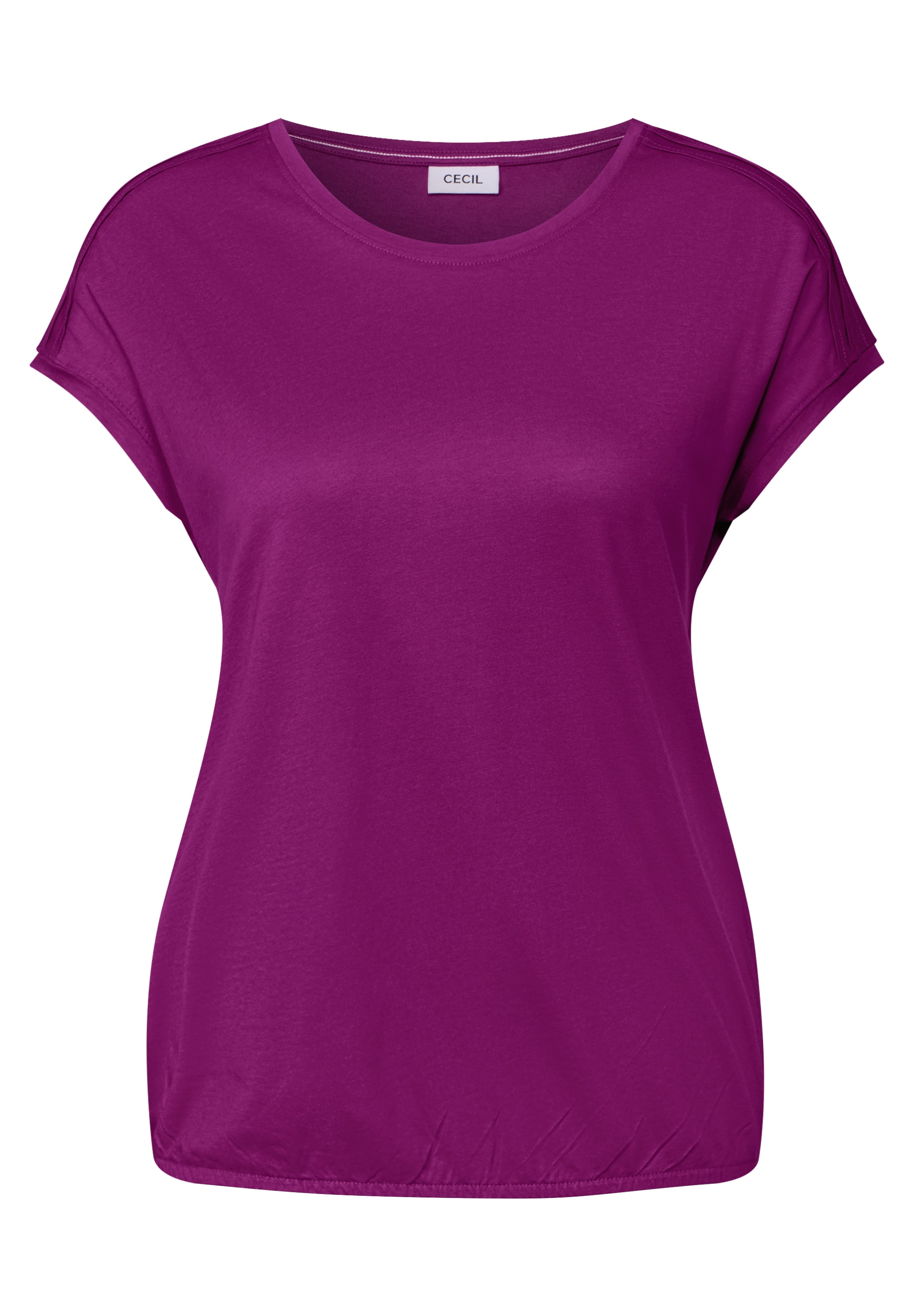 Cecil V-Shirt, mit Elastiksaum