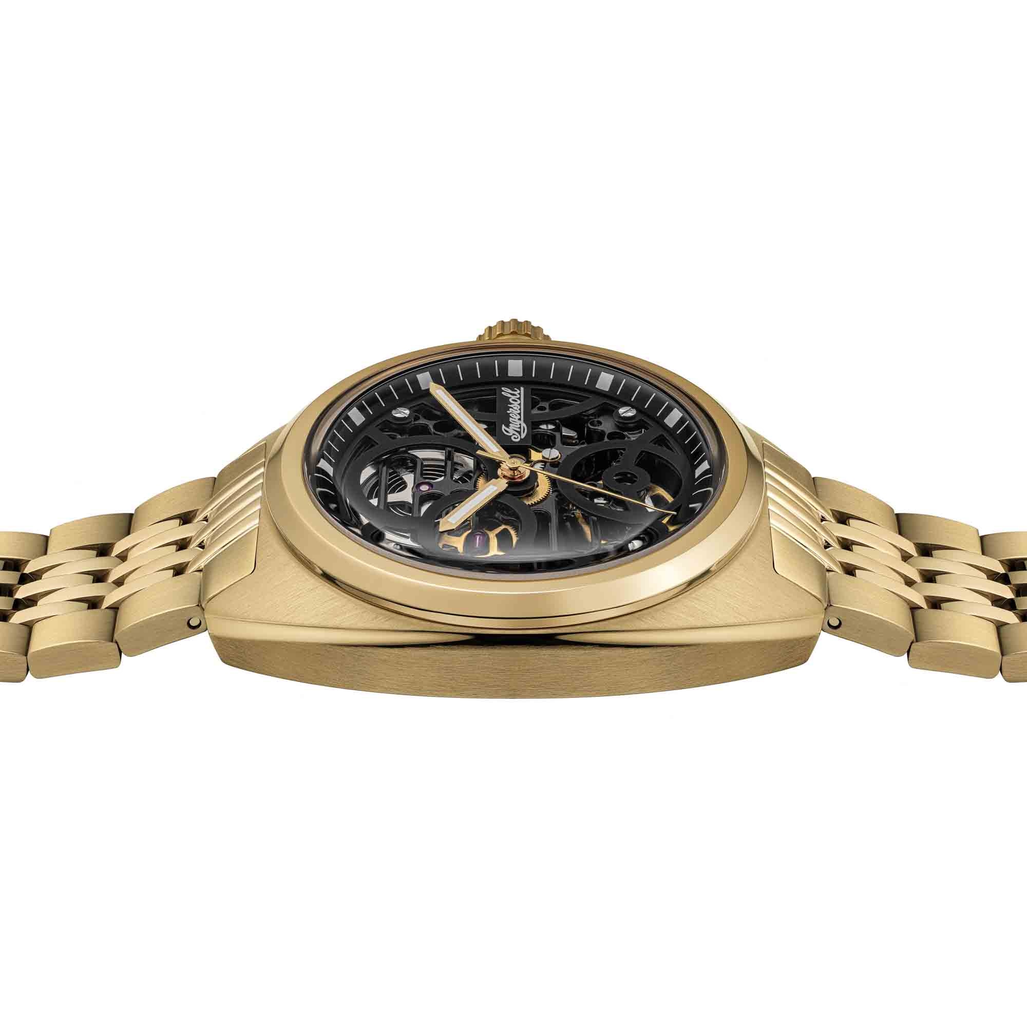 Ingersoll Automatikuhr »The Wrangler« Armbanduhr, Herrenuhr, Mechanische Uhr, Edelstahlarmband, analog