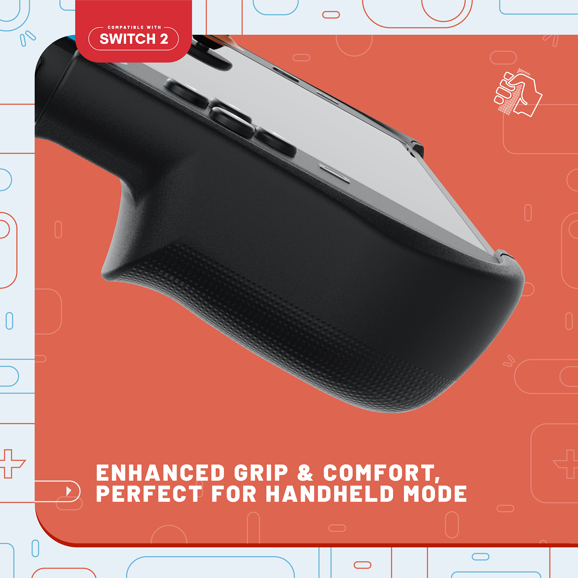 Stealth Konsolen-Cover »Clip Controller Comfort Grip Case für Switch 2«