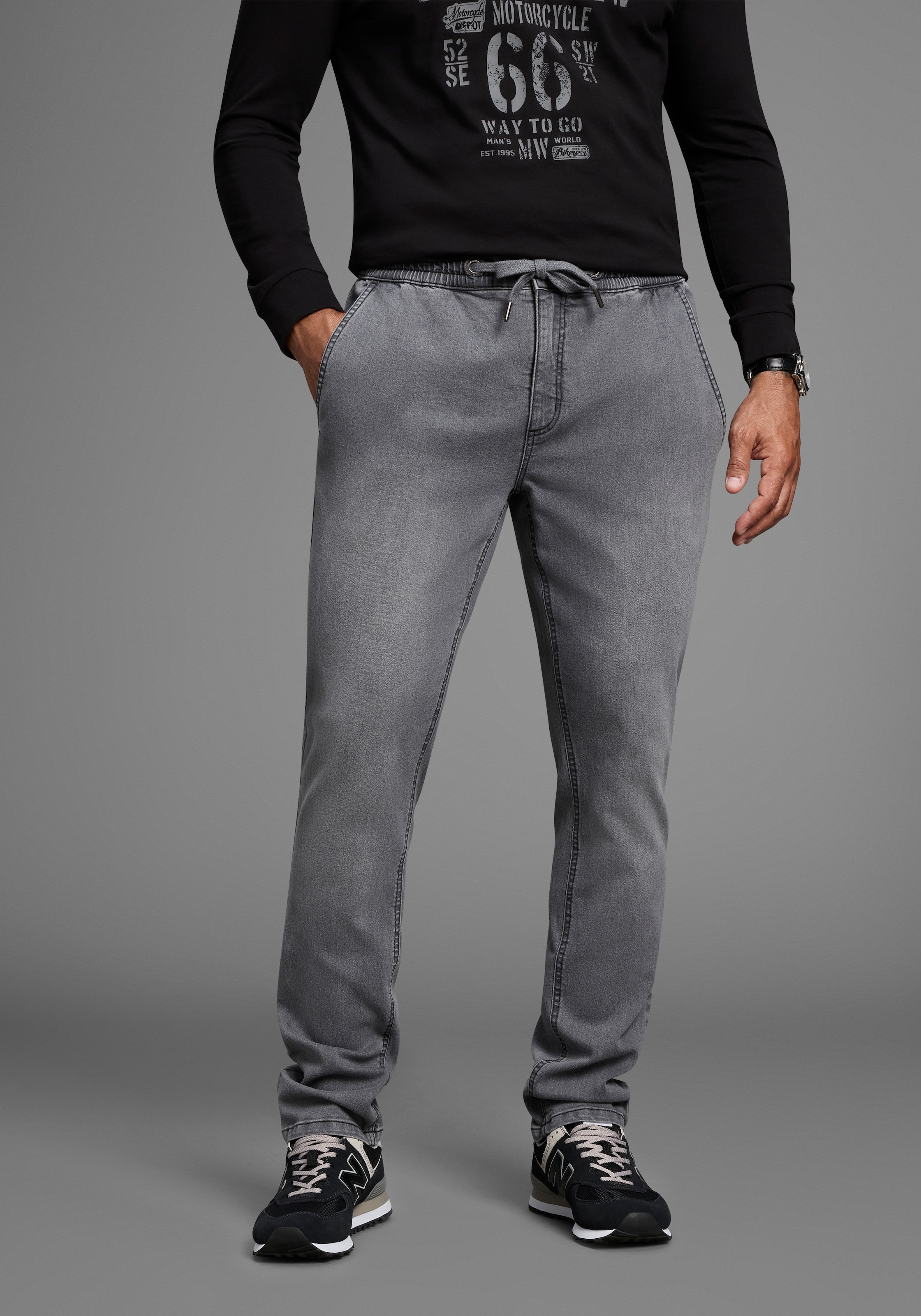 Arizona Schlupfjeans, Schlupfbund günstig online kaufen