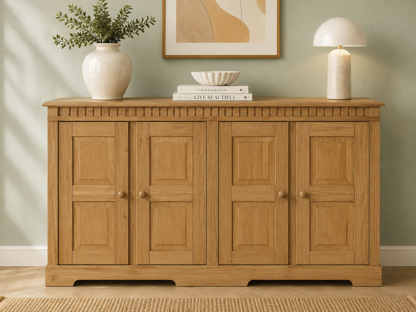 OTTO home Sideboard "Lisa" Kommode aus massivem Kiefernholz, in 2 Breiten lieferbar