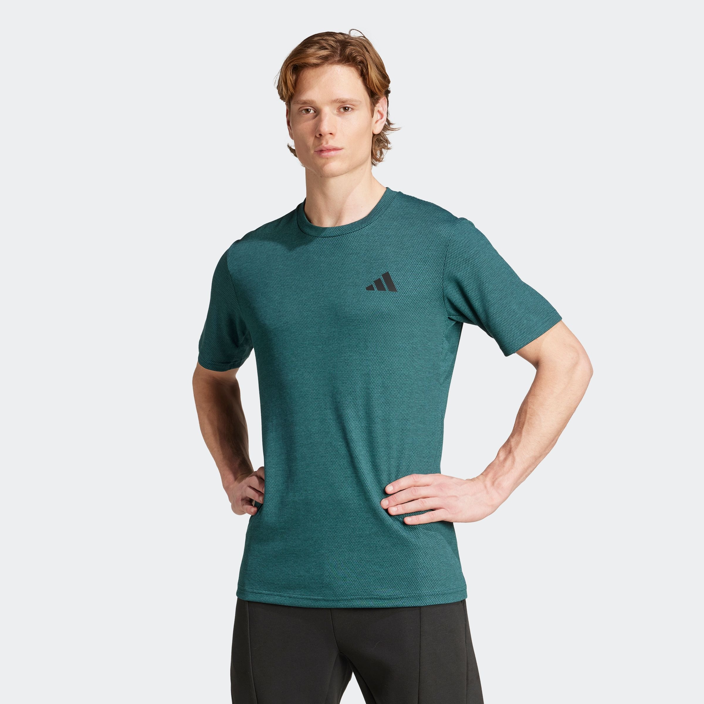 adidas Performance "TR-ES FR NOV T" Trainingsshirt mit CLIMACOOL, Pikeematerial