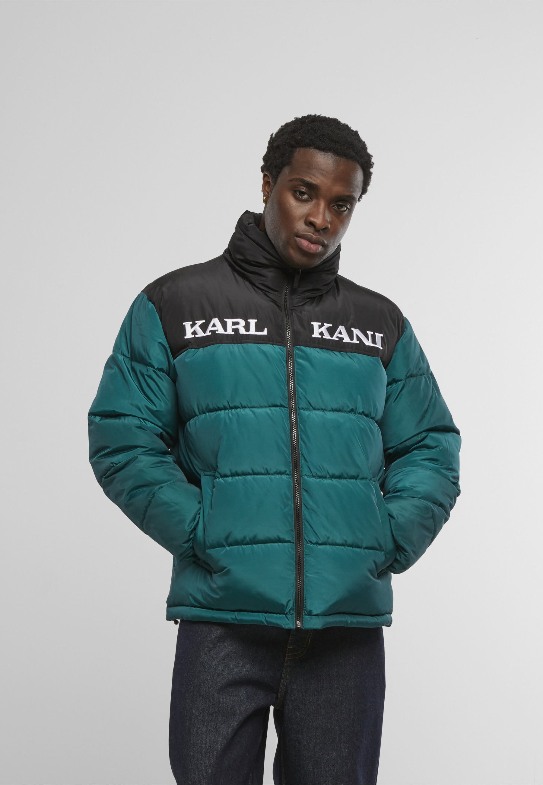 Karl Kani Winterjacke »Karl Kani Retro Essential Puffer Jacket« 1 Stk. tlg. ohne Kapuze