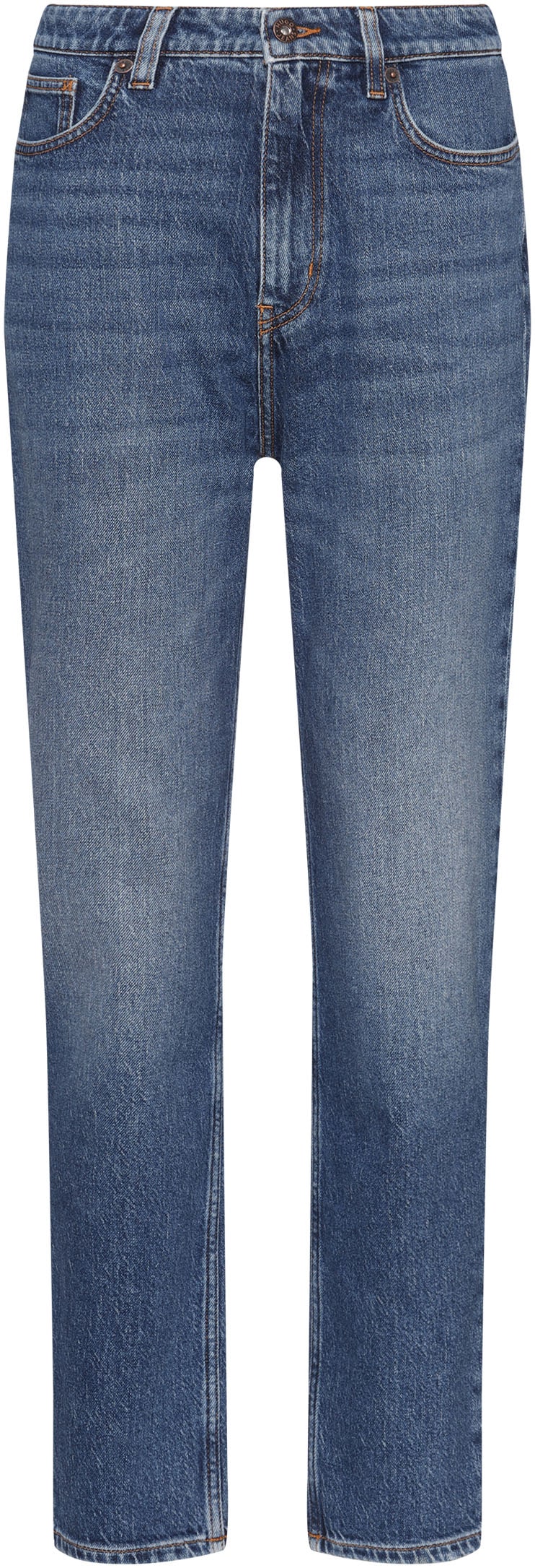 HUGO Blue Mom-Jeans »Noe«, Straight Fit Jeans mit hoher Leibhöhe