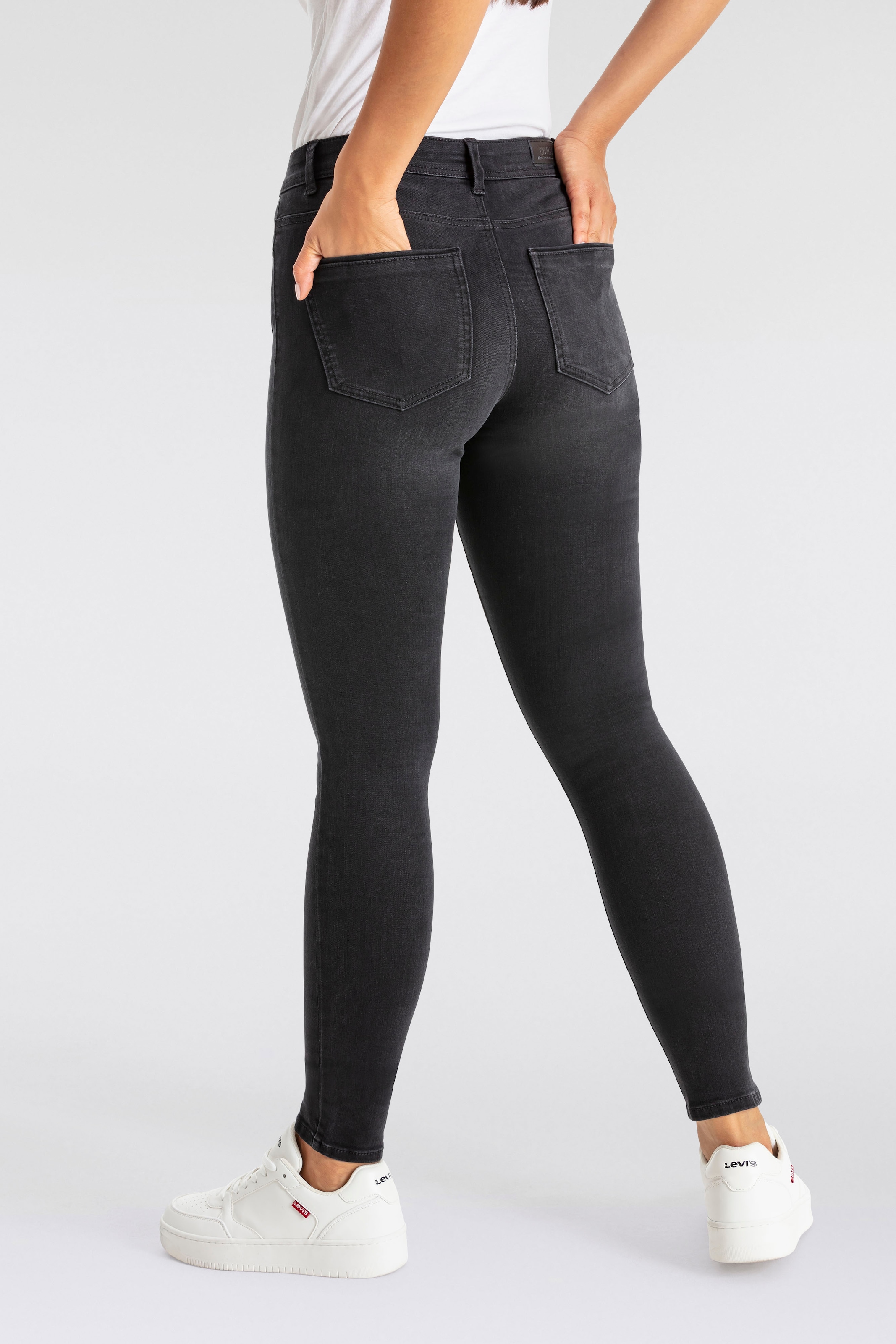 ONLY Skinny-fit-Jeans "ONLWOW MID SKINNY BJ" günstig online kaufen