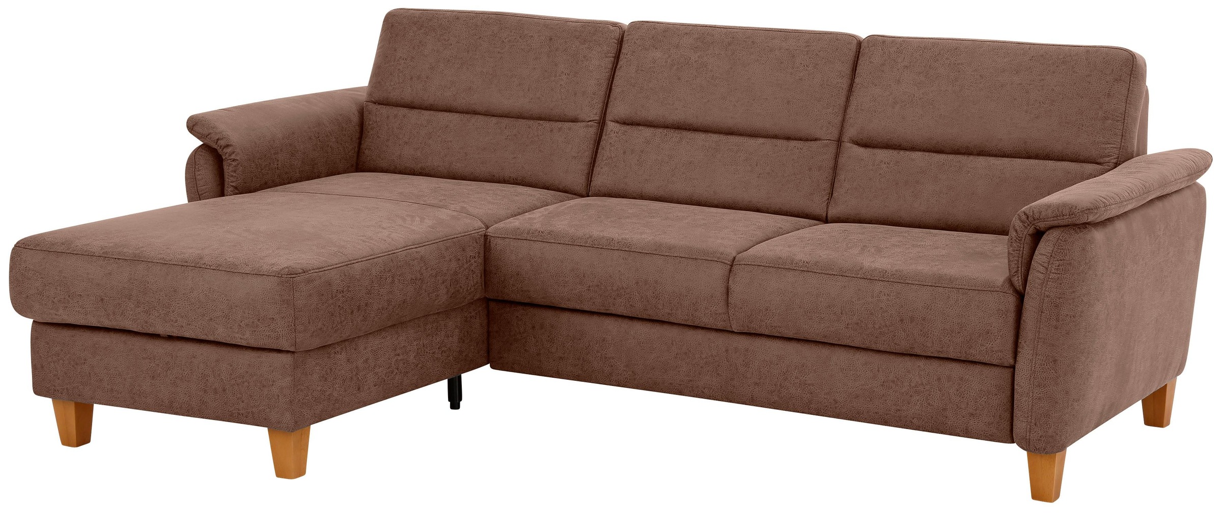 Home affaire Ecksofa "Palmera L-Form, B: 244 cm - OTTO. Verlässliche Qualität." optional Schlaffunktion & Bettkasten, Federkern