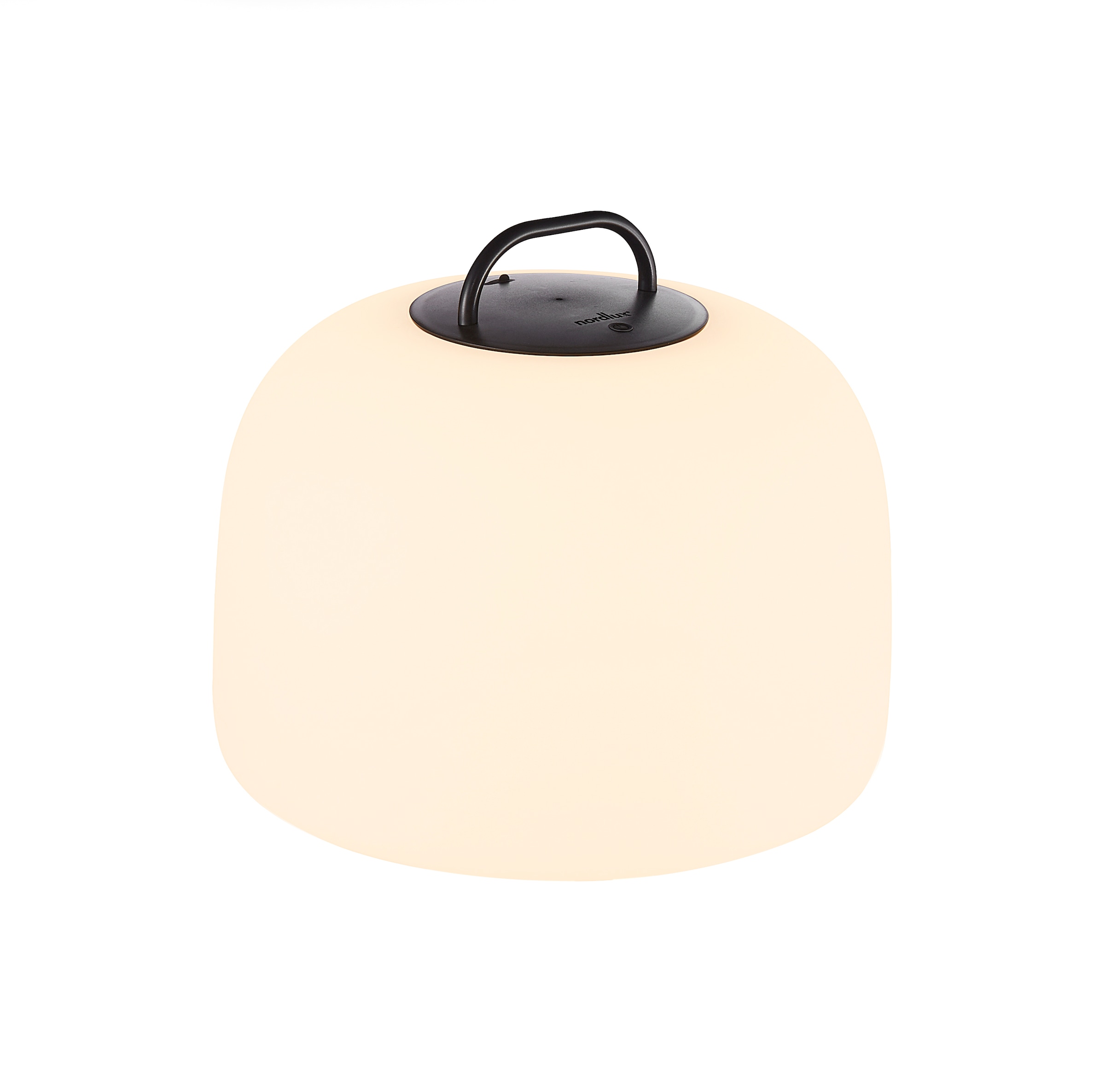 Nordlux LED Stehlampe »Kettle«, 1 flammig, Leuchtmittel LED-Modul | LED fest integriert, inkl. LED, Batterie, integrierter Dimmer, Außen und Innen, Eichen Fuß