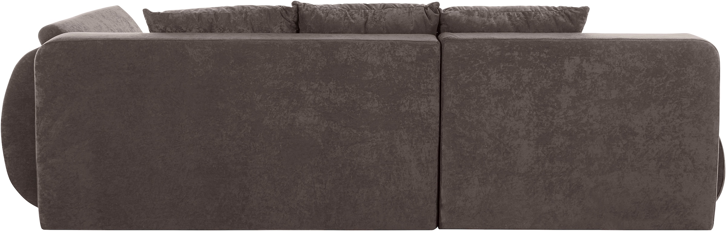 INOSIGN Ecksofa »Imola, elegant und modern, aktuelle Steppung im Sitz, bequem, L-Form«, frei im Raum stellbar, wahlweise mit Bettfunktion und Bettkasten